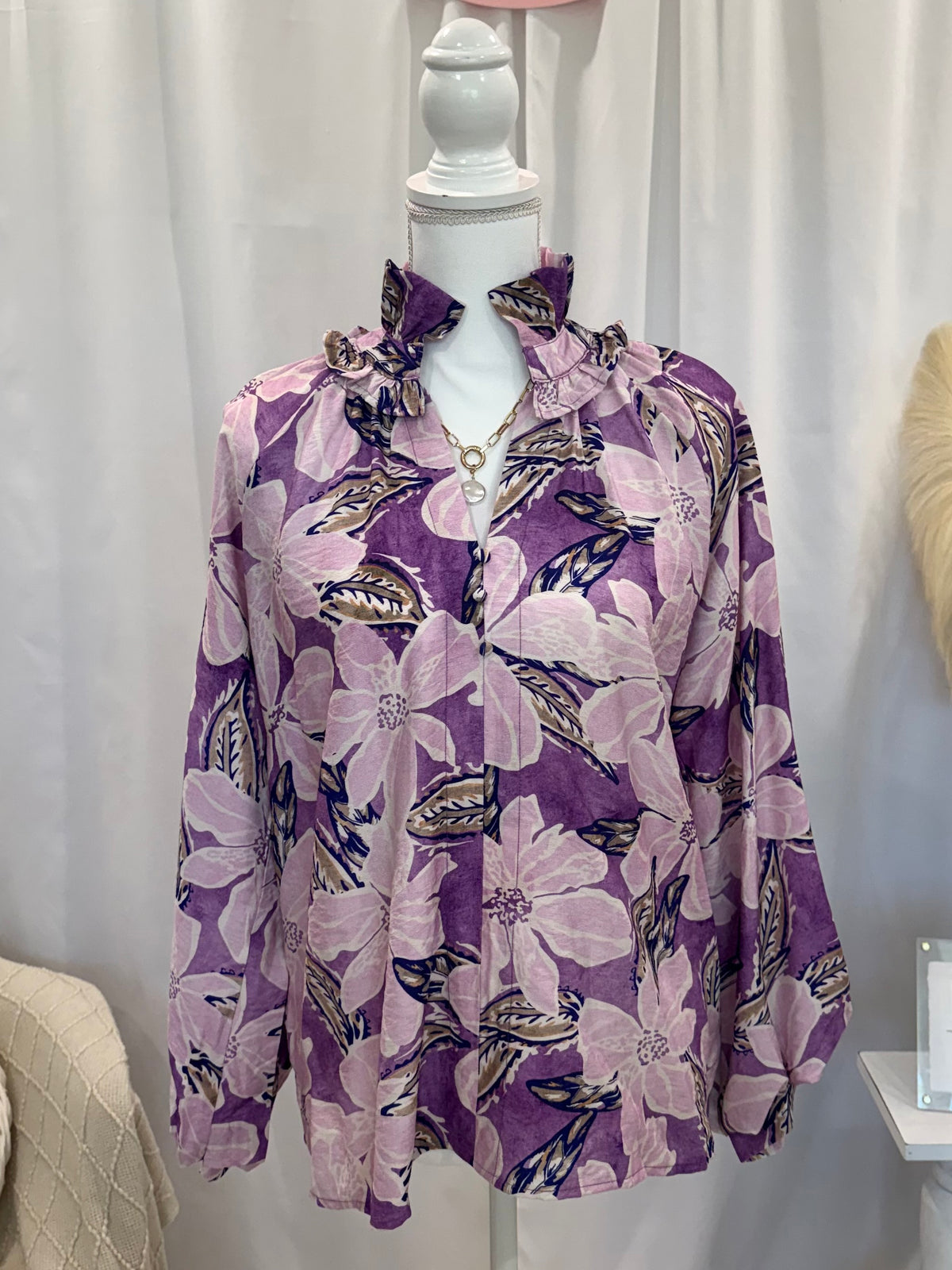 Violet Oasis Top