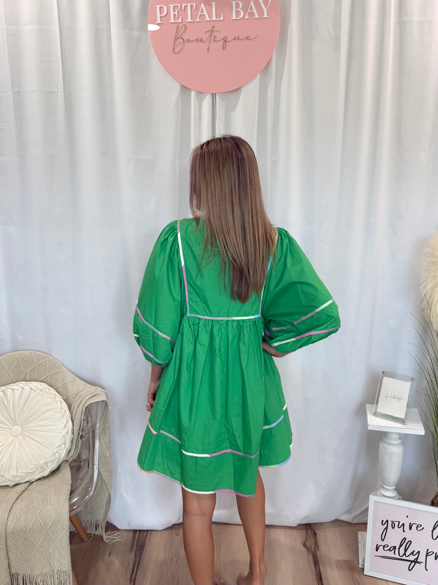 Chic Green Dress
