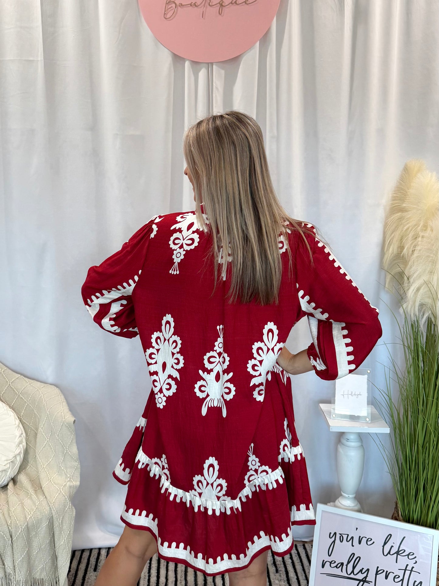 Cranberry Nola Dress
