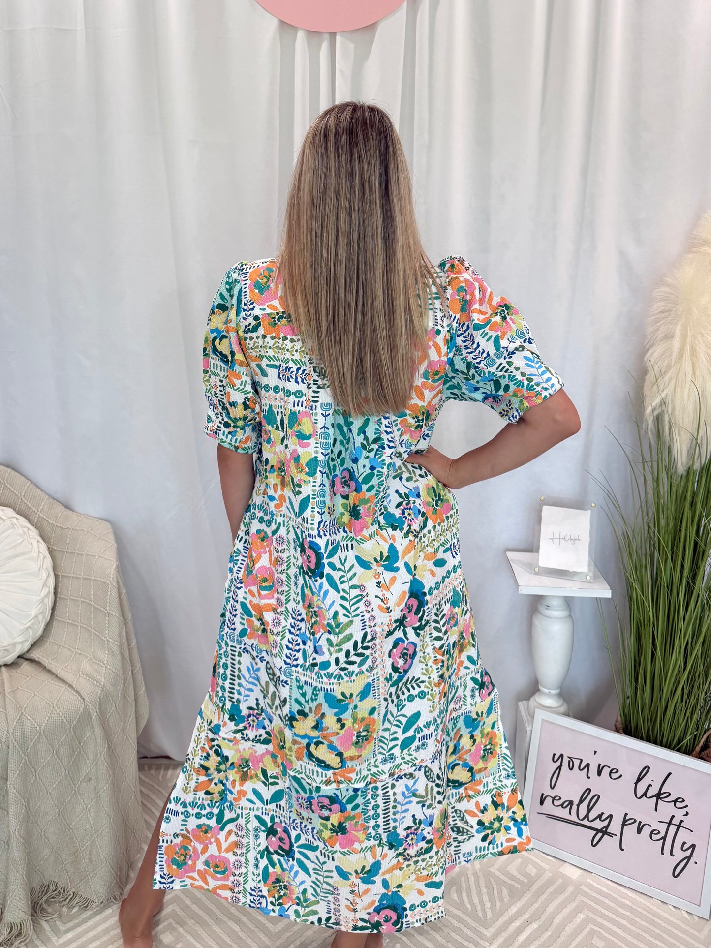 Mint & Sage Dress (Pockets!)