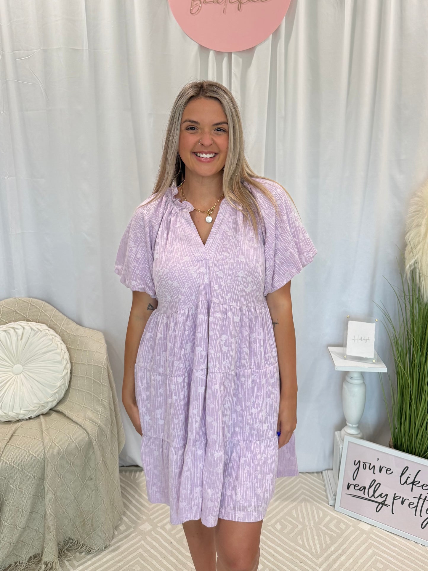 Sweet Orchid Dress (Pockets!)