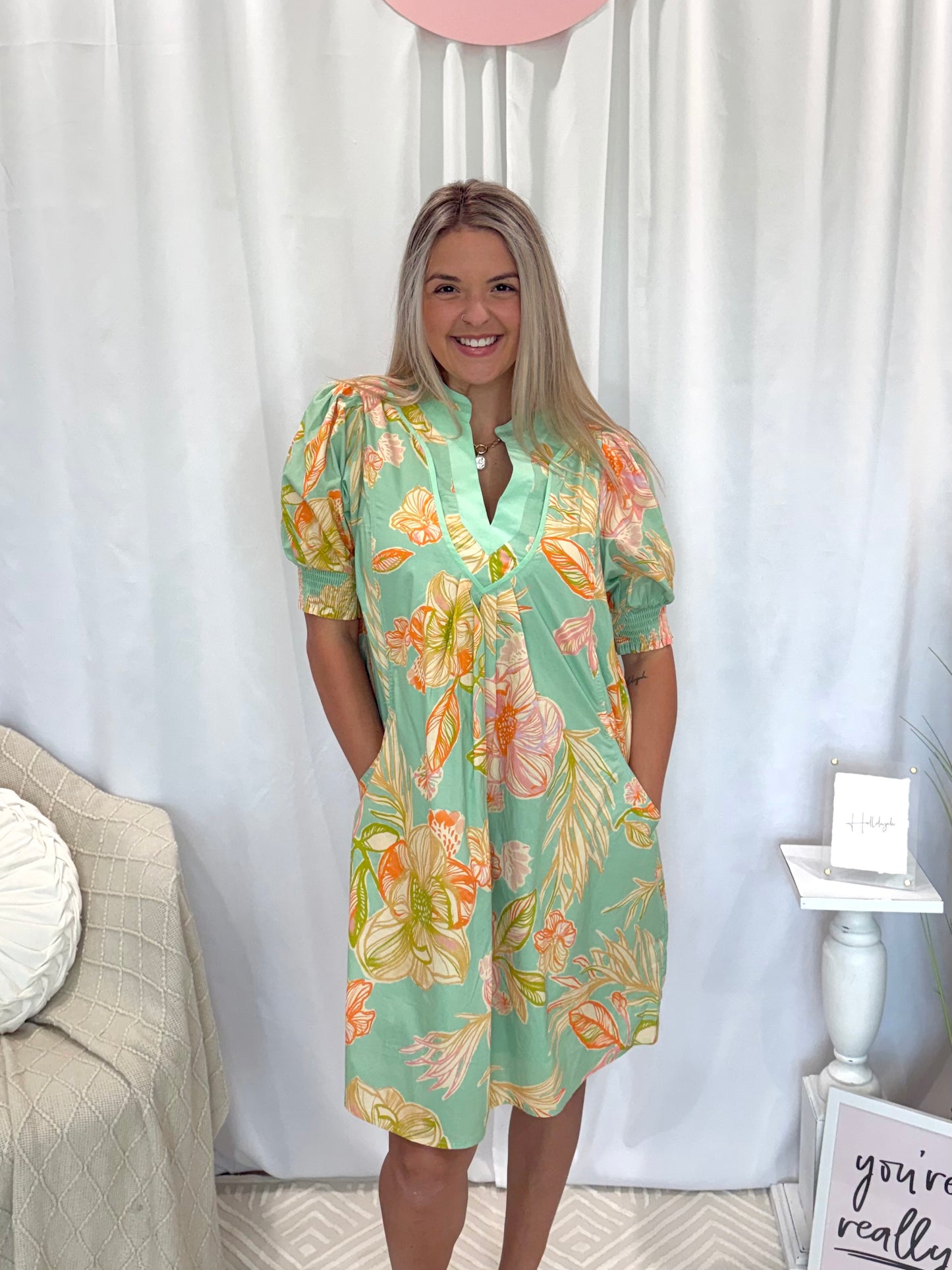 Summer Sunset Dress (Pockets!)