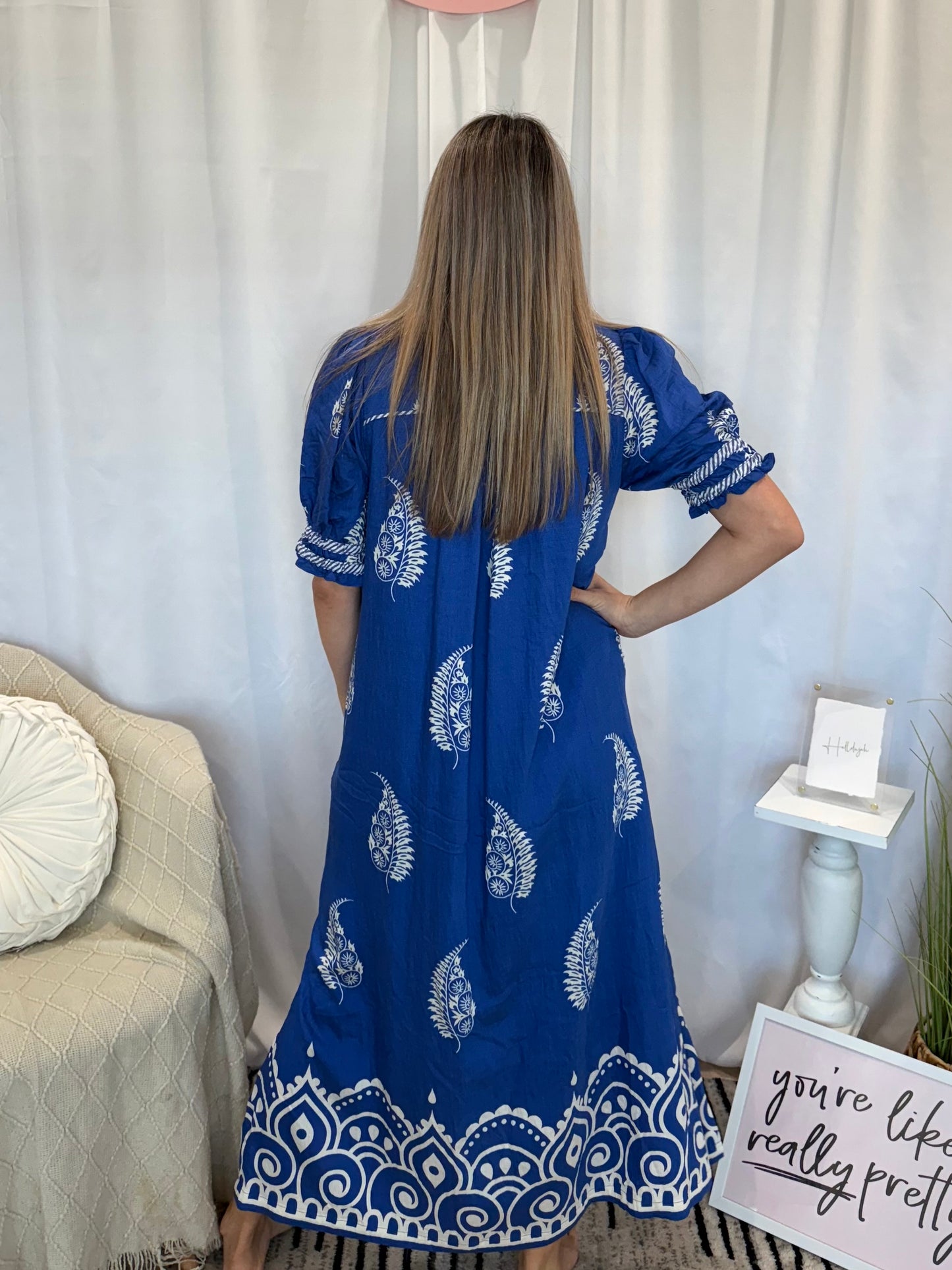 Blueberry Whipped Dress (Pockets!)