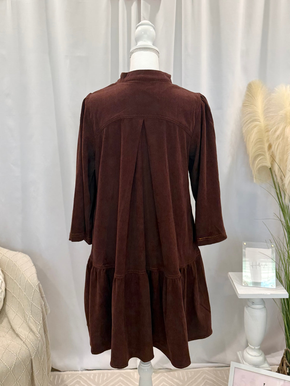 Corduroy Cosmo Lovely Dress (Pockets!)
