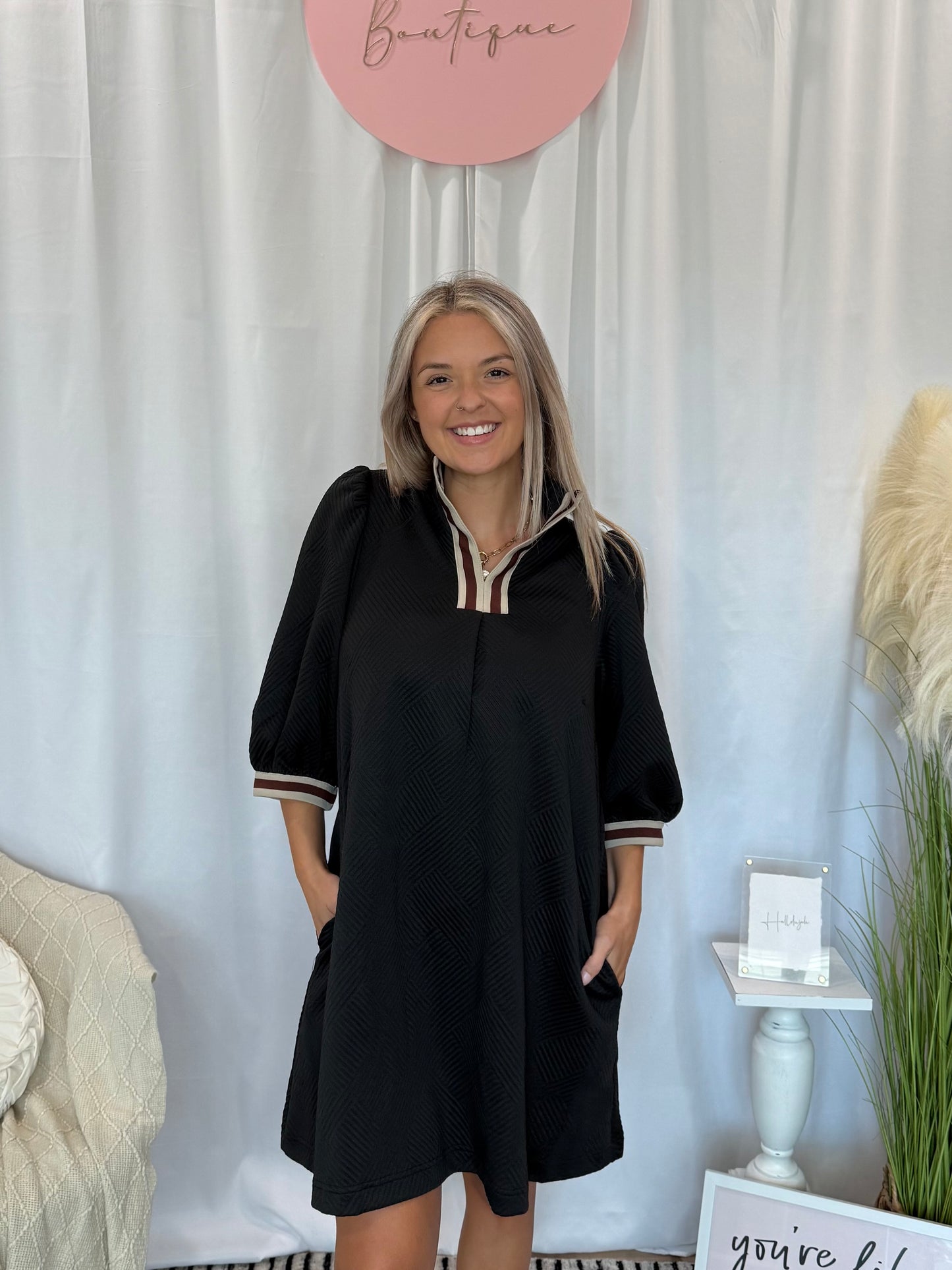 Black Walnut Deluxe Dress (Pockets!)