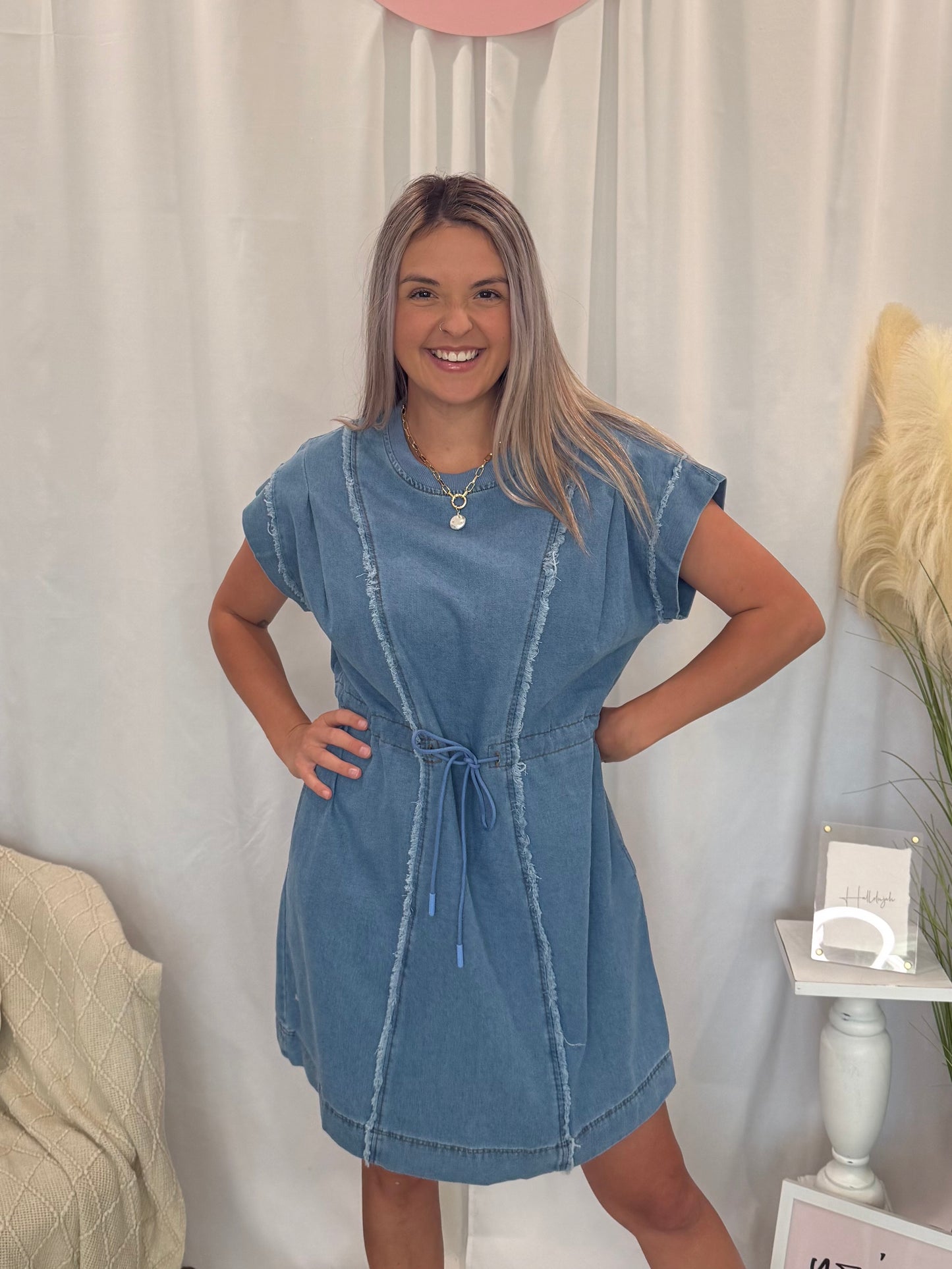 Denim for Days Dress (Pockets!)