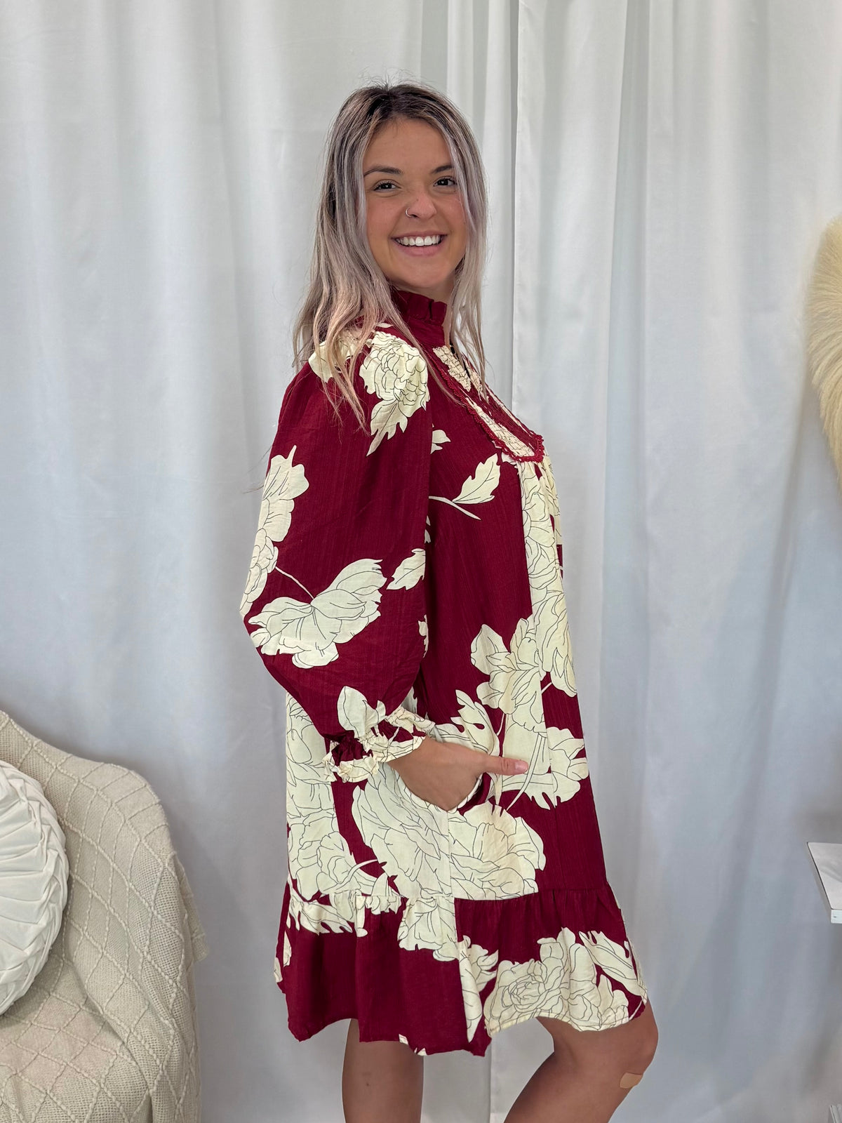 Ruby Delight Dress (Pockets!)
