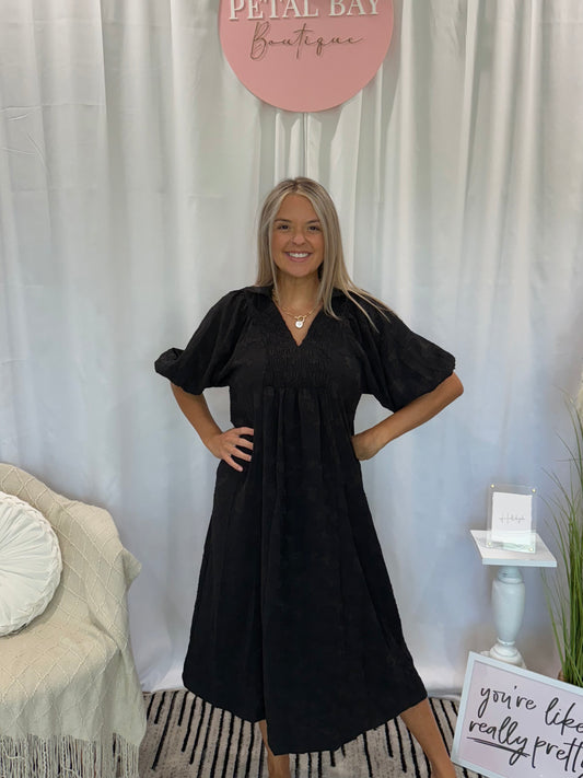 Black Twist Dress