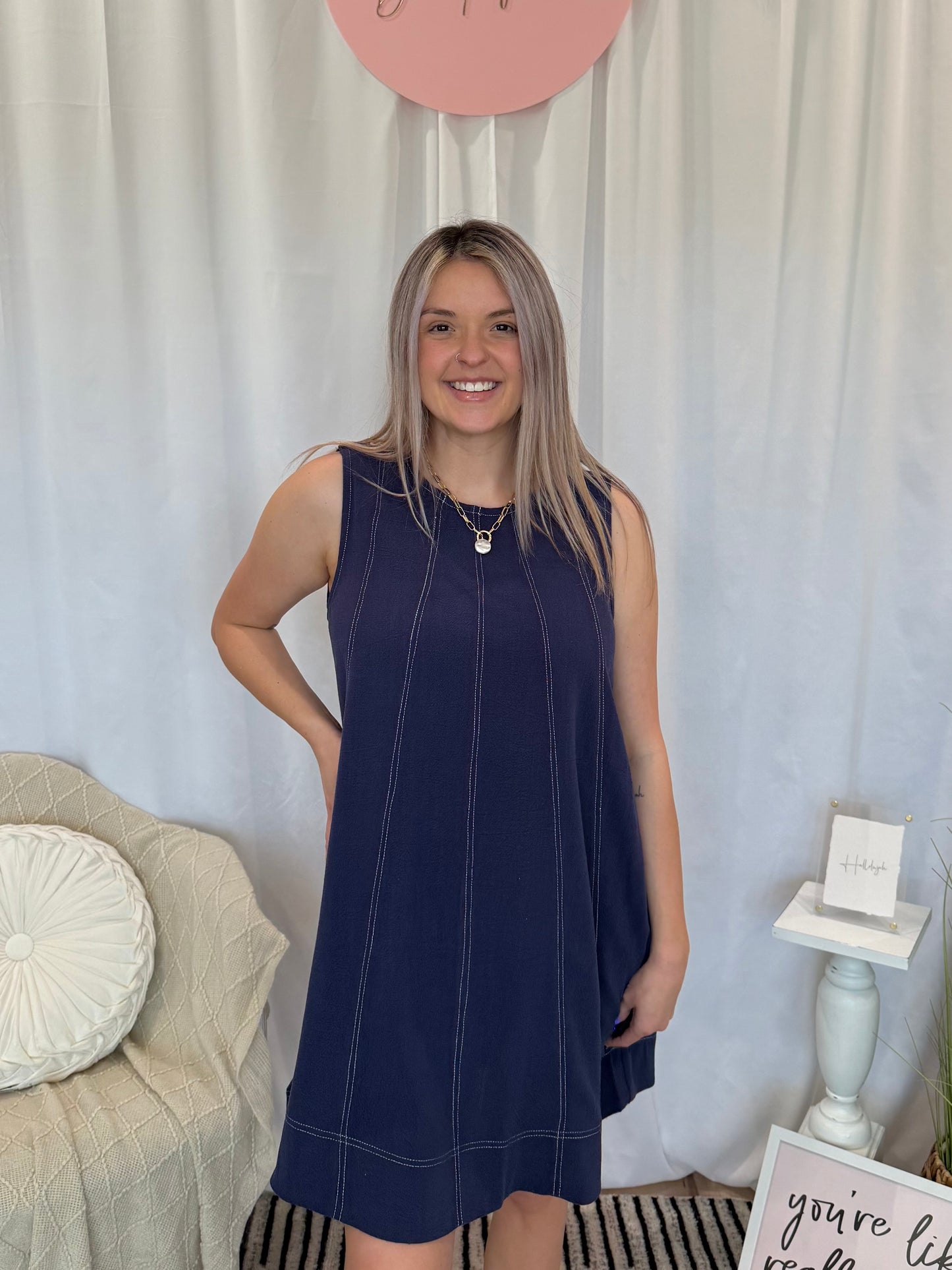 Sapphire Abyss Dress (Pockets!)