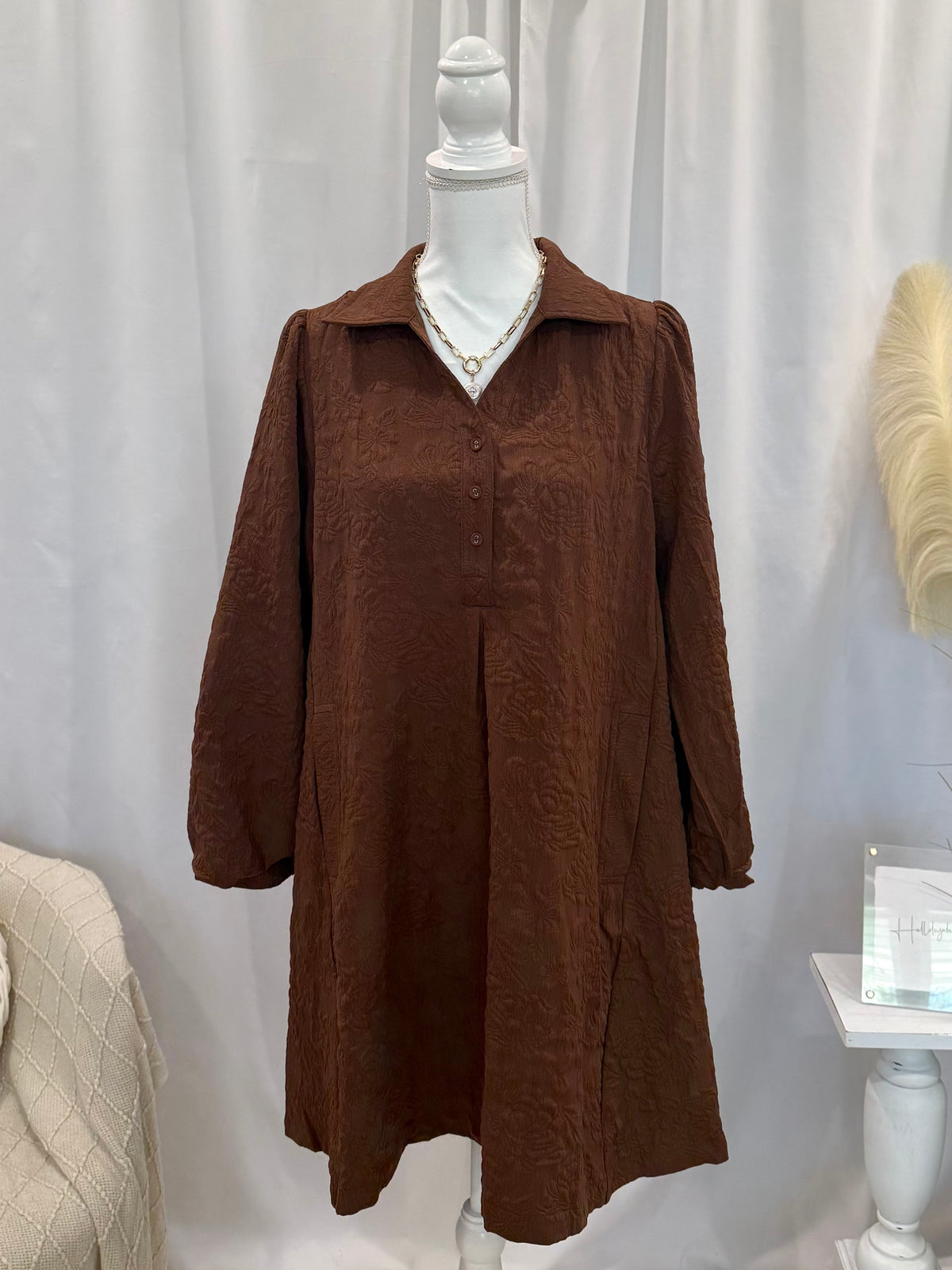 Chocolate Fog Dress (Pockets!)