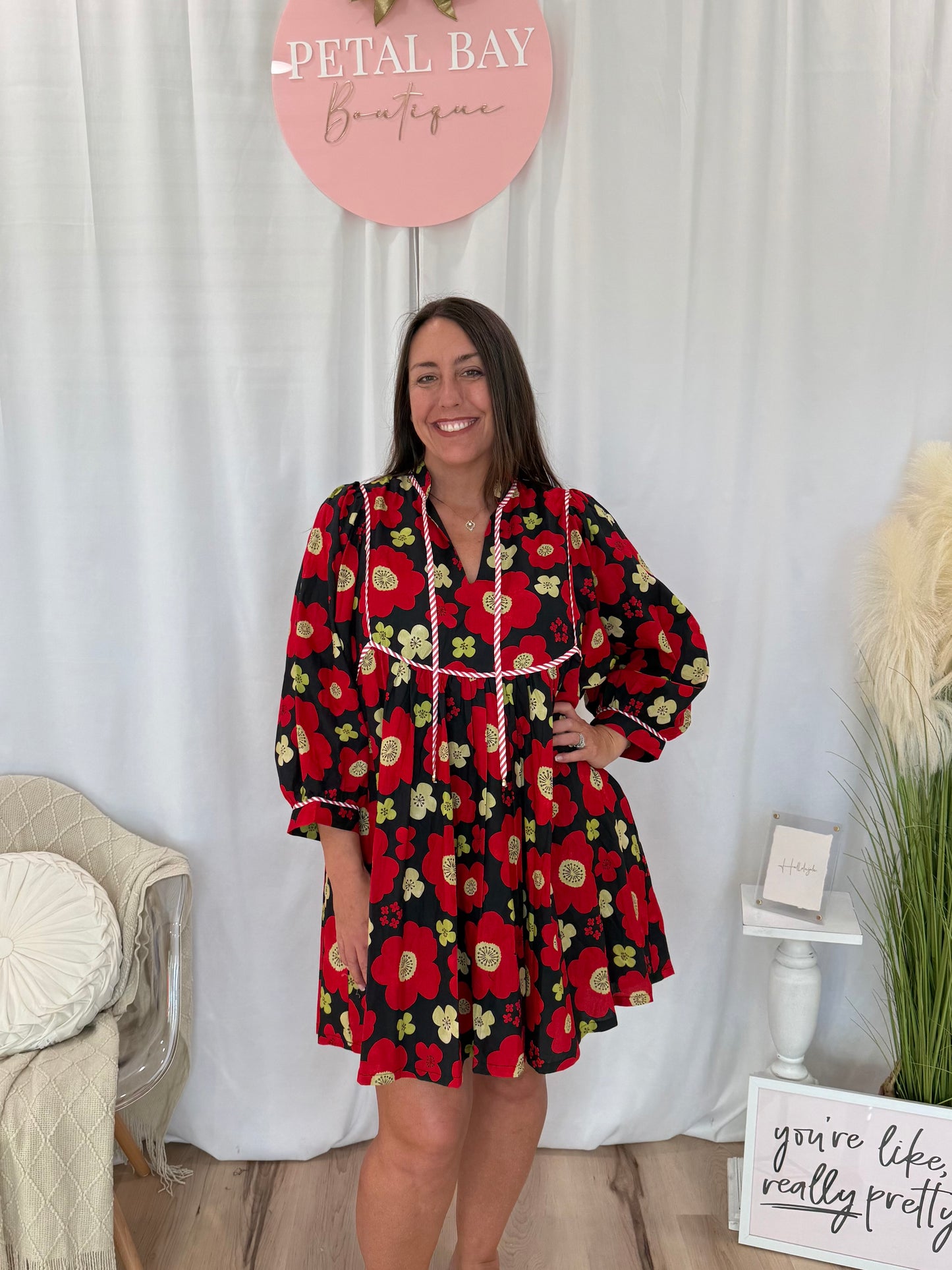 Raspberry Pear Dress