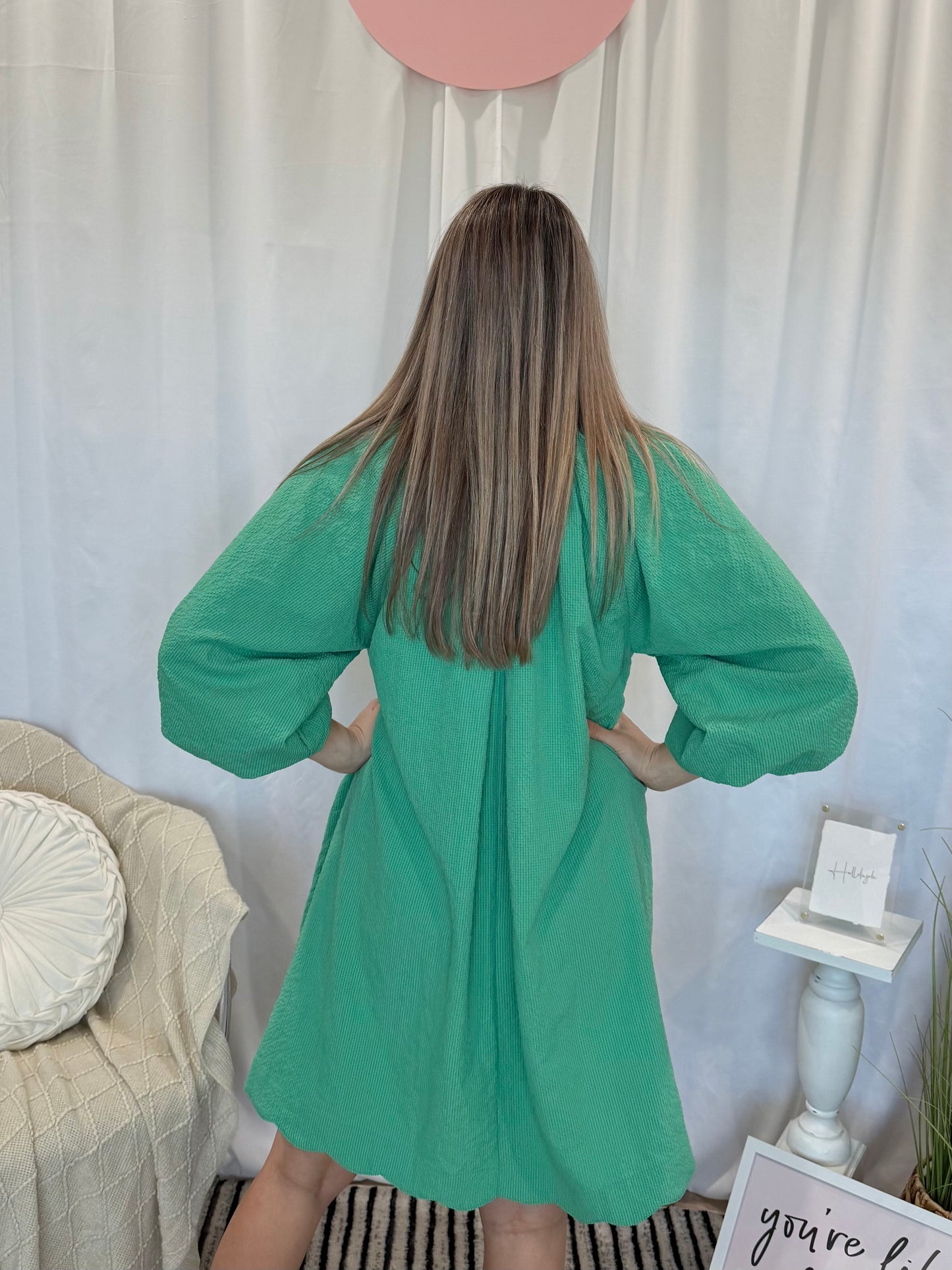 Green Dress (Pockets!)