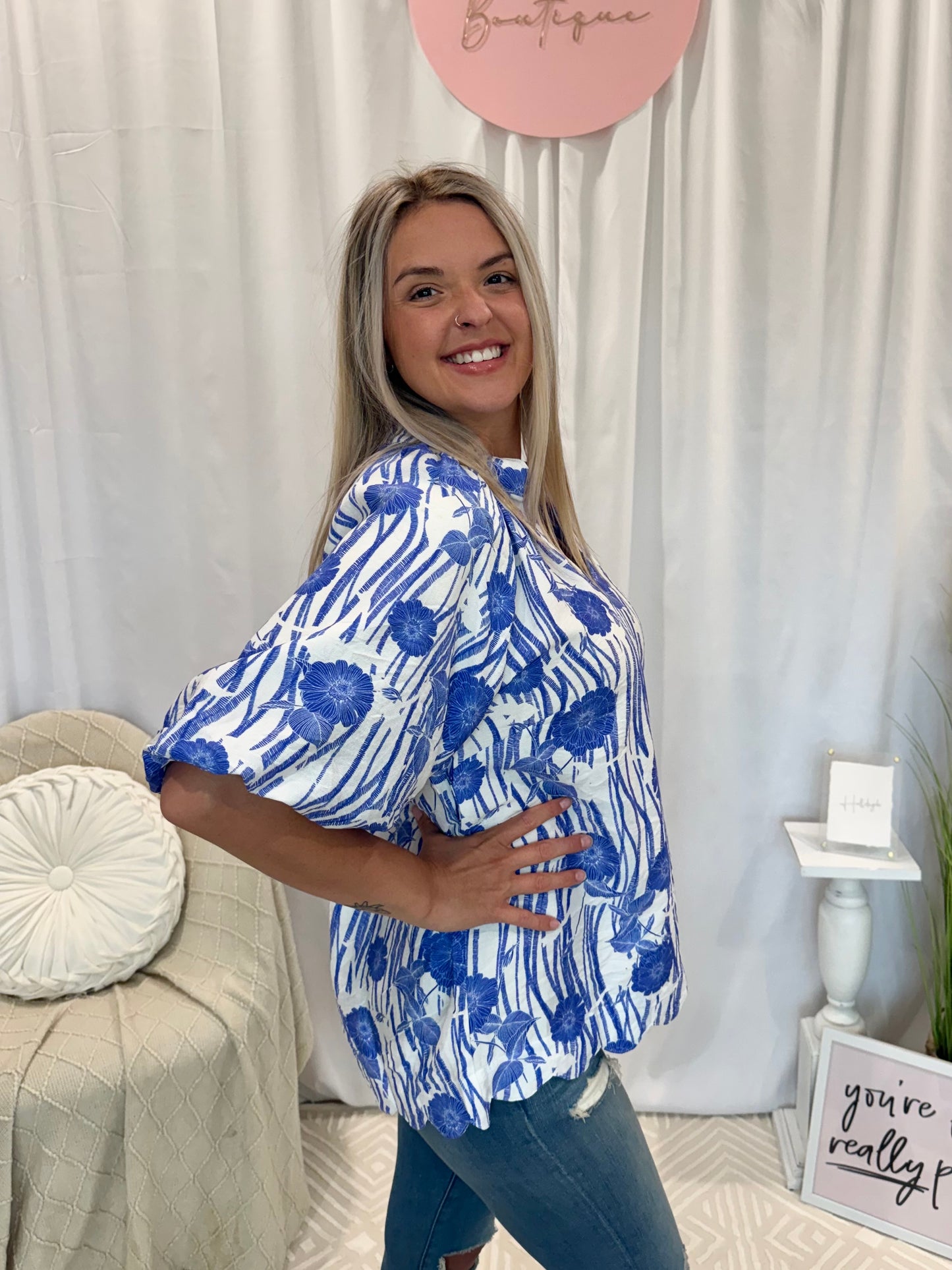 Fun Floral Top