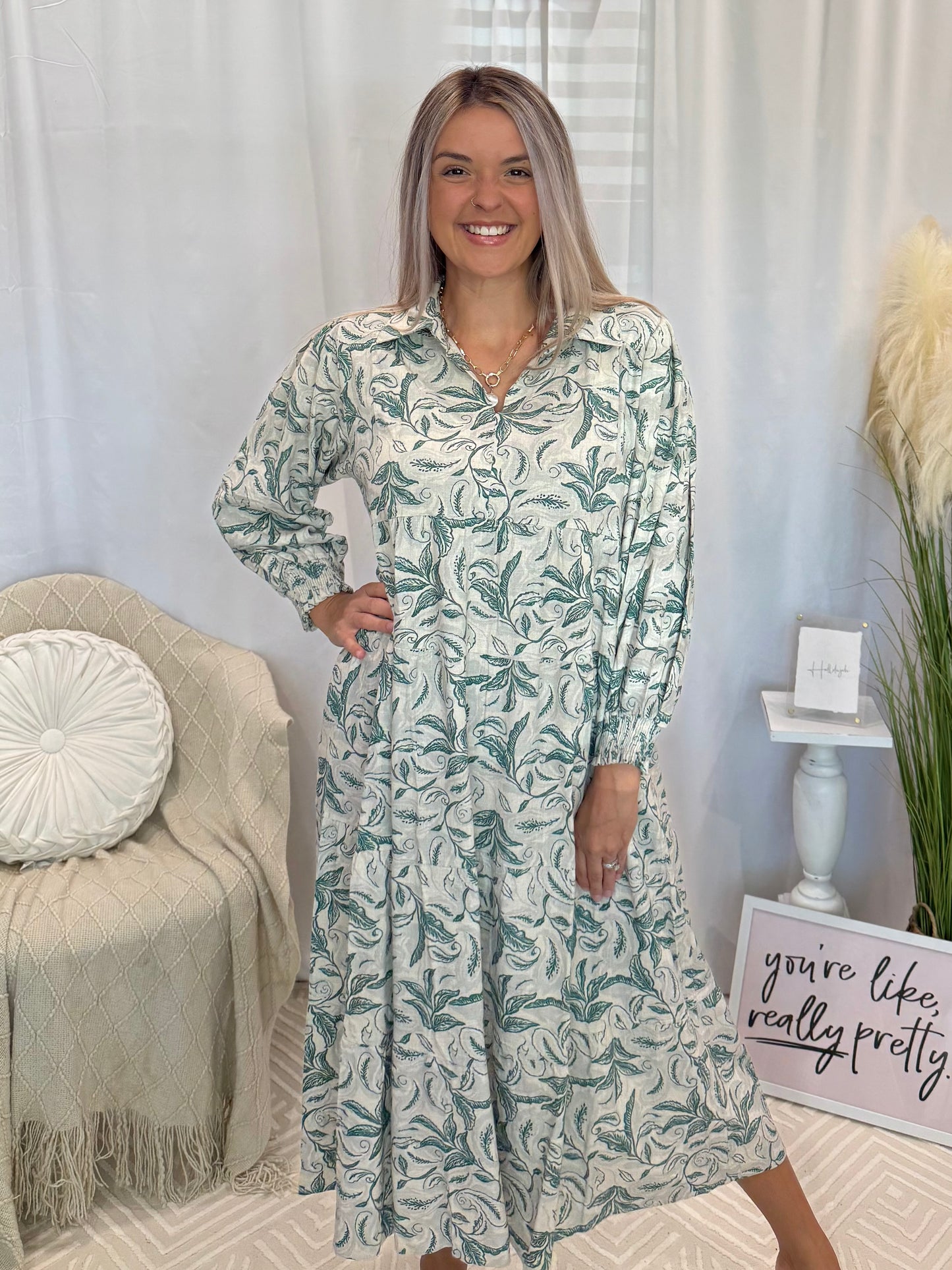 Lovely Linen Dress (Pockets!)