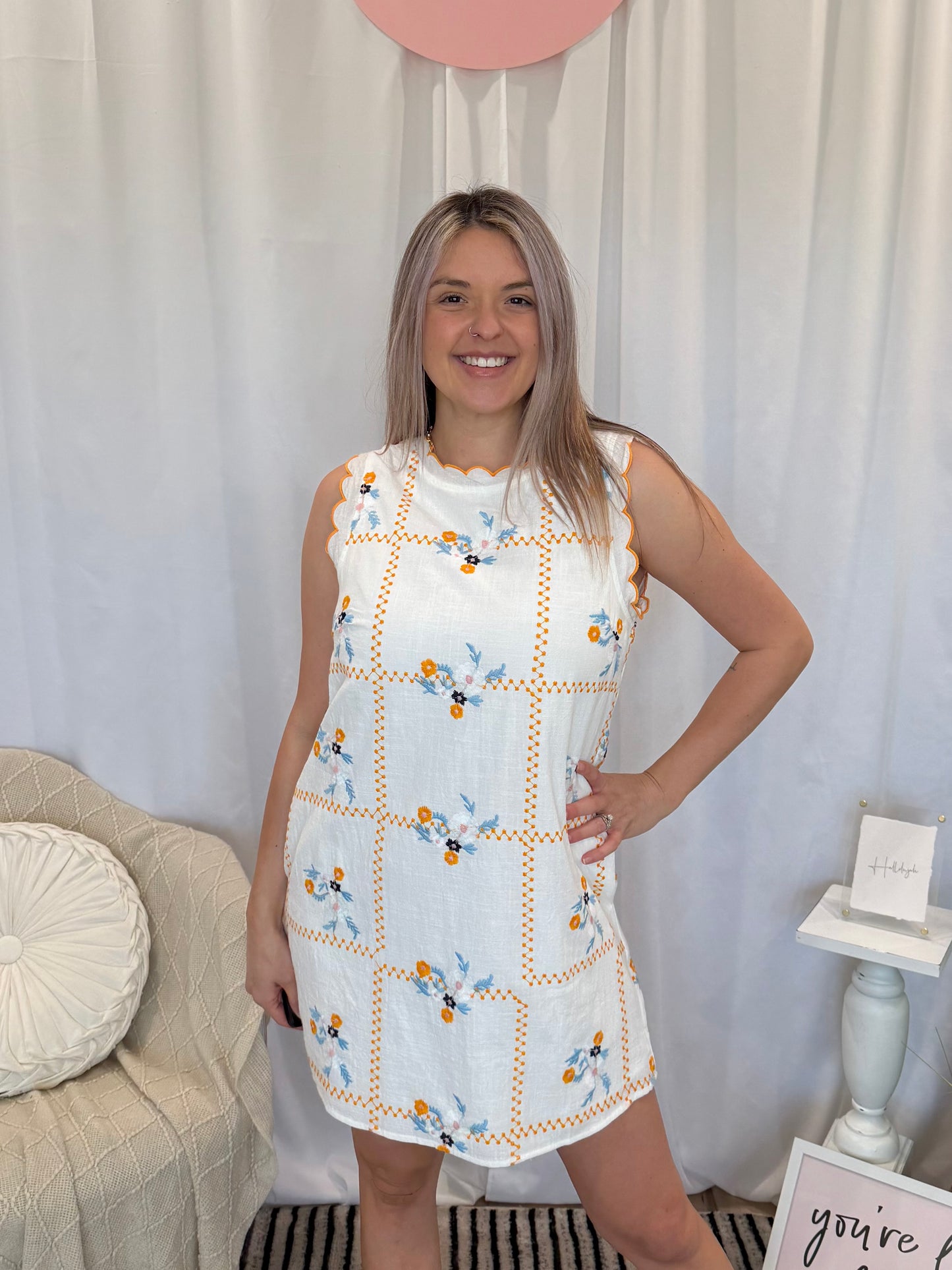 Beachside Pearl Dress (Pockets!)