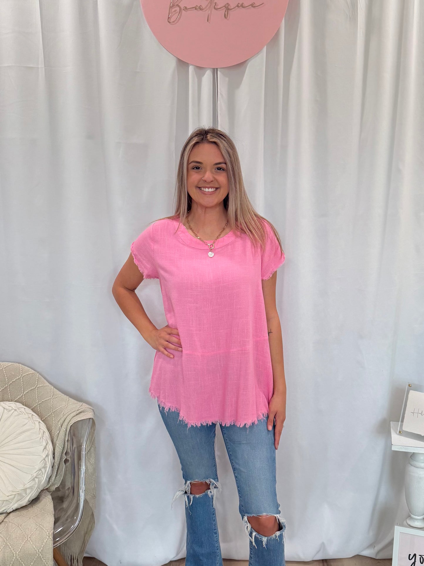 Classy Pink Top