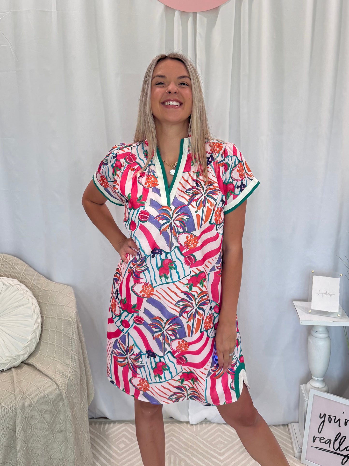 Berry Love Dress (Pockets!)