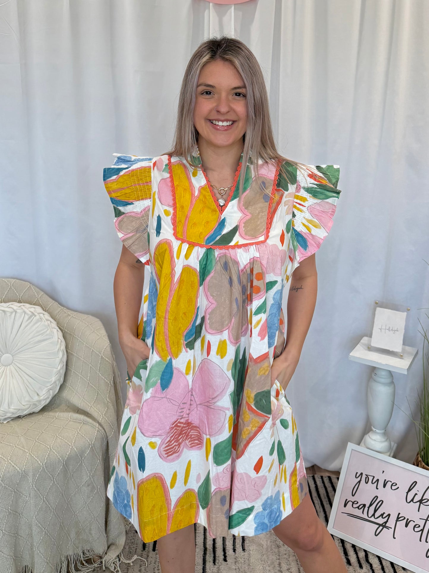 Easter Egg Dress (Pockets!)
