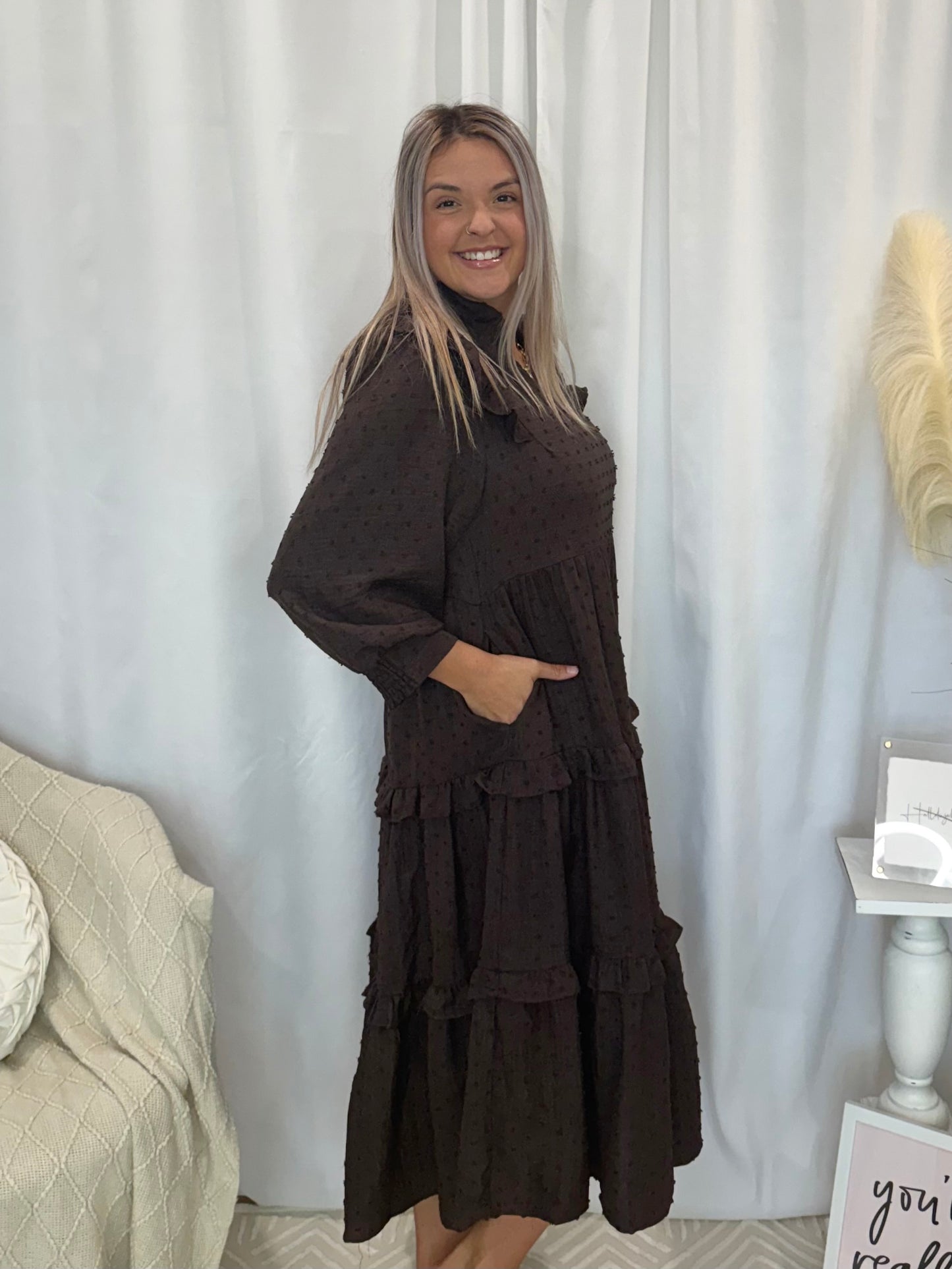 Whipped Walnut Dress (Pockets!)