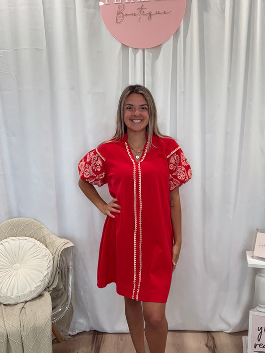 Pop Of Color Dress