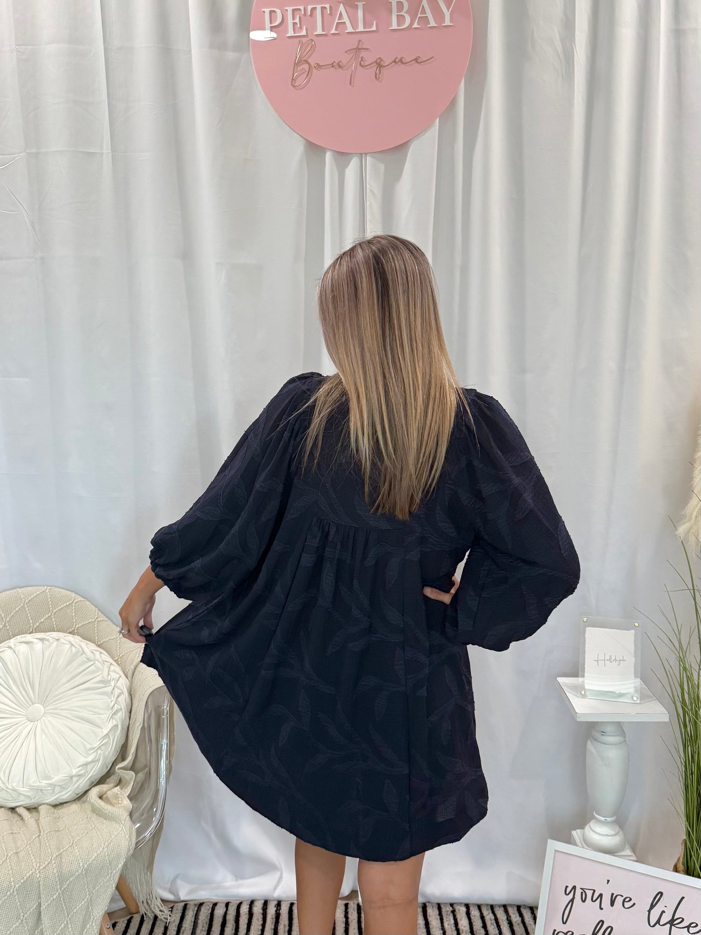 Signature Navy Dress