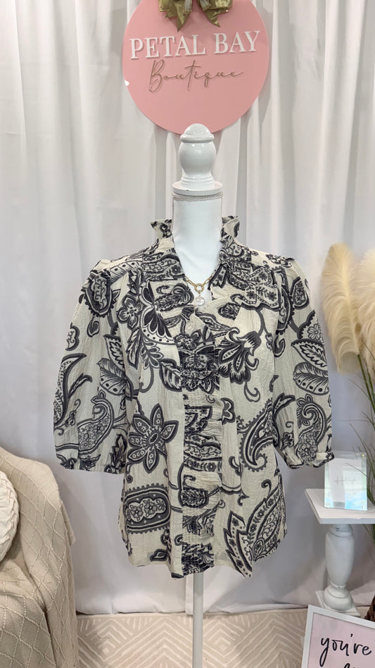 Perfect Cut Gray Top