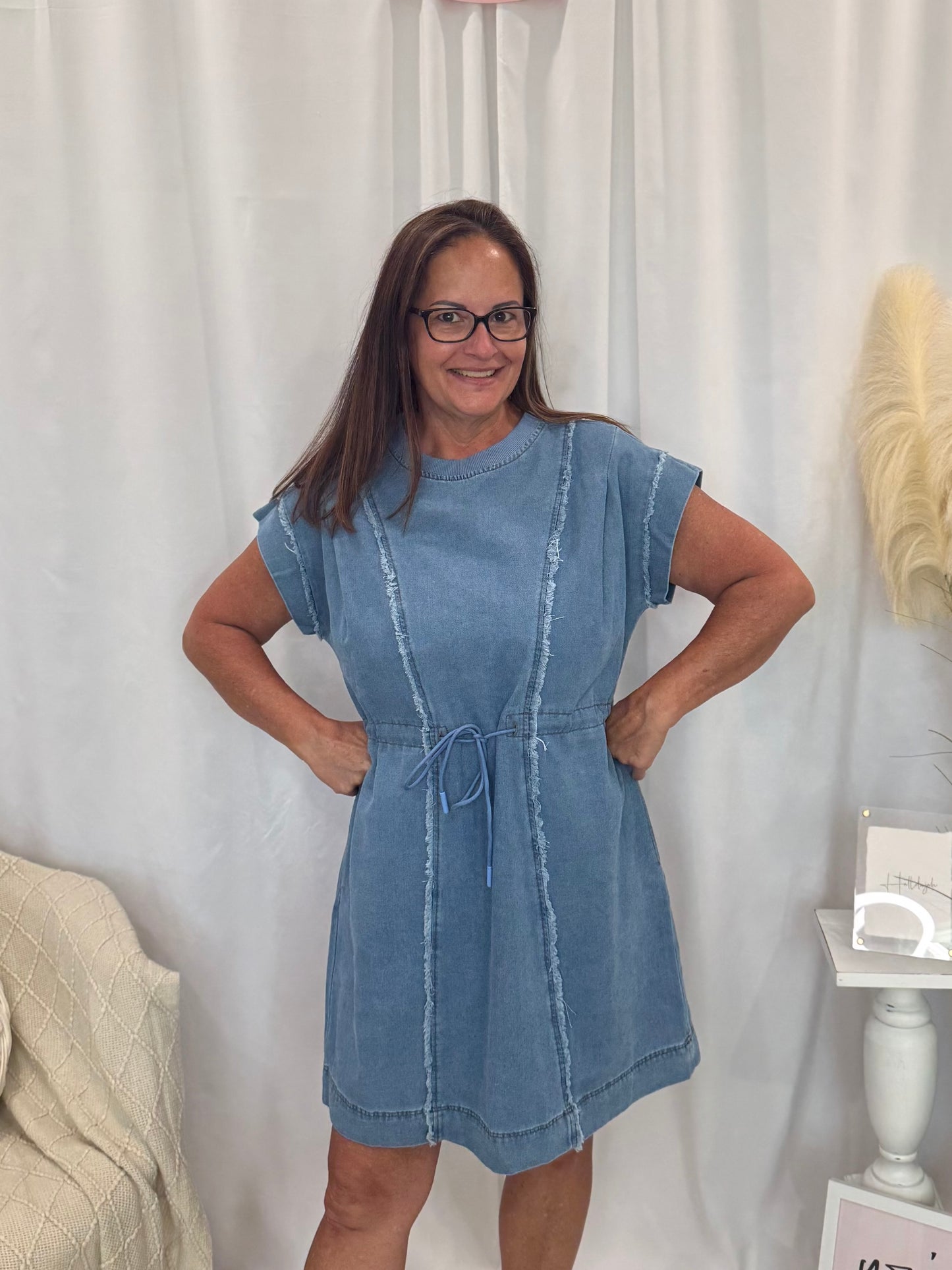 Denim for Days Dress (Pockets!)