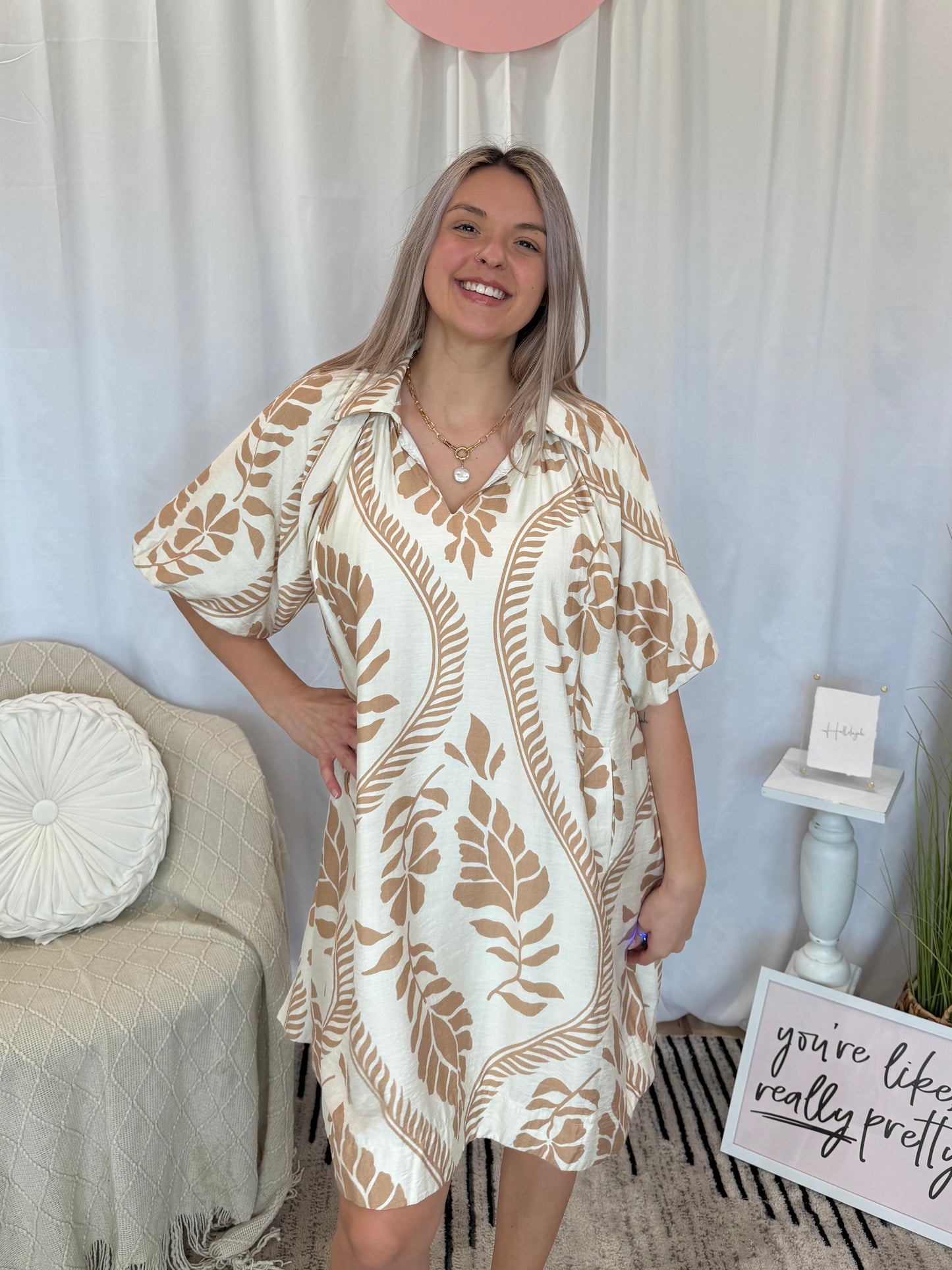 Sandy Forest Dress (Pockets!)