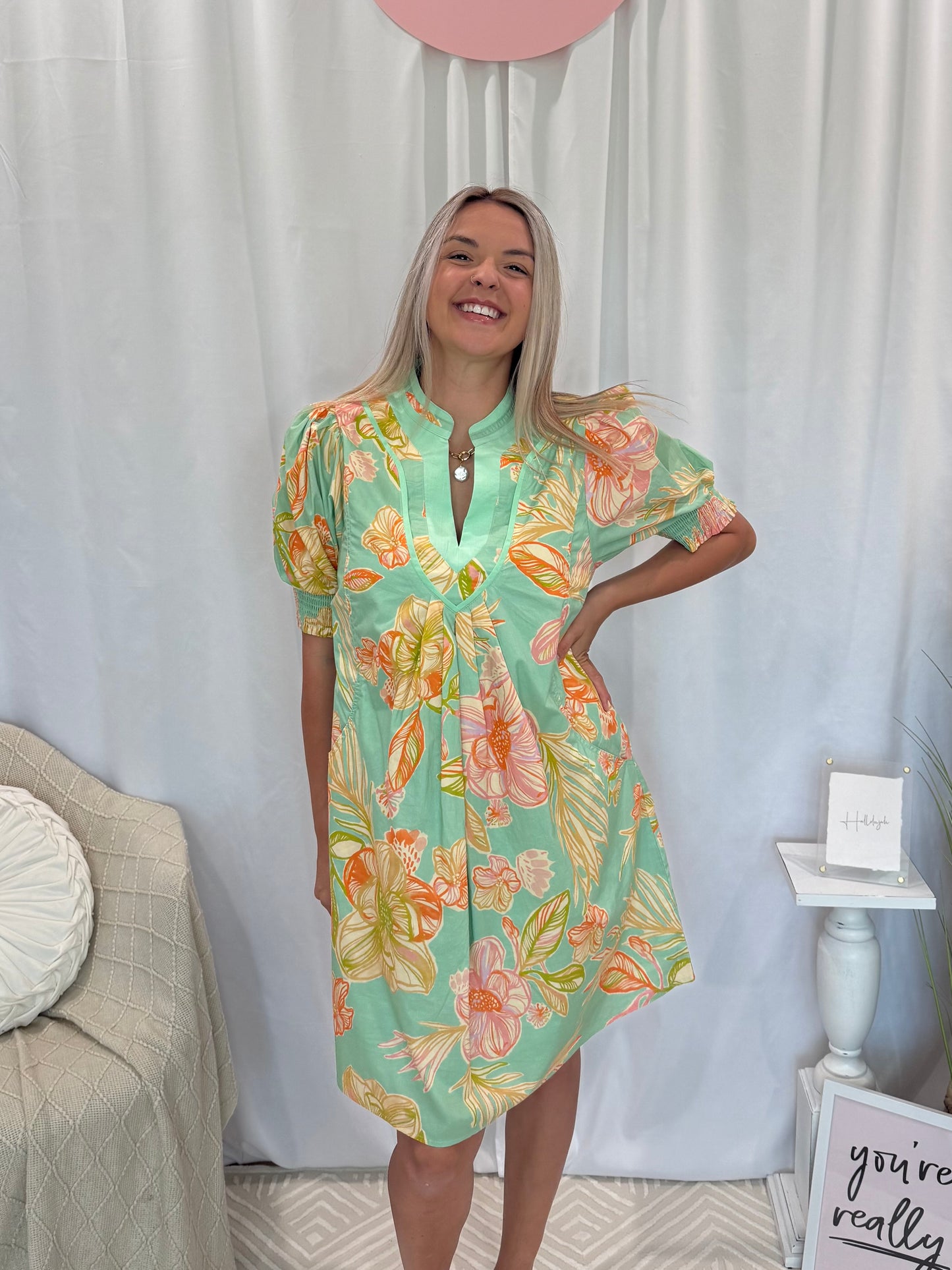Summer Sunset Dress (Pockets!)