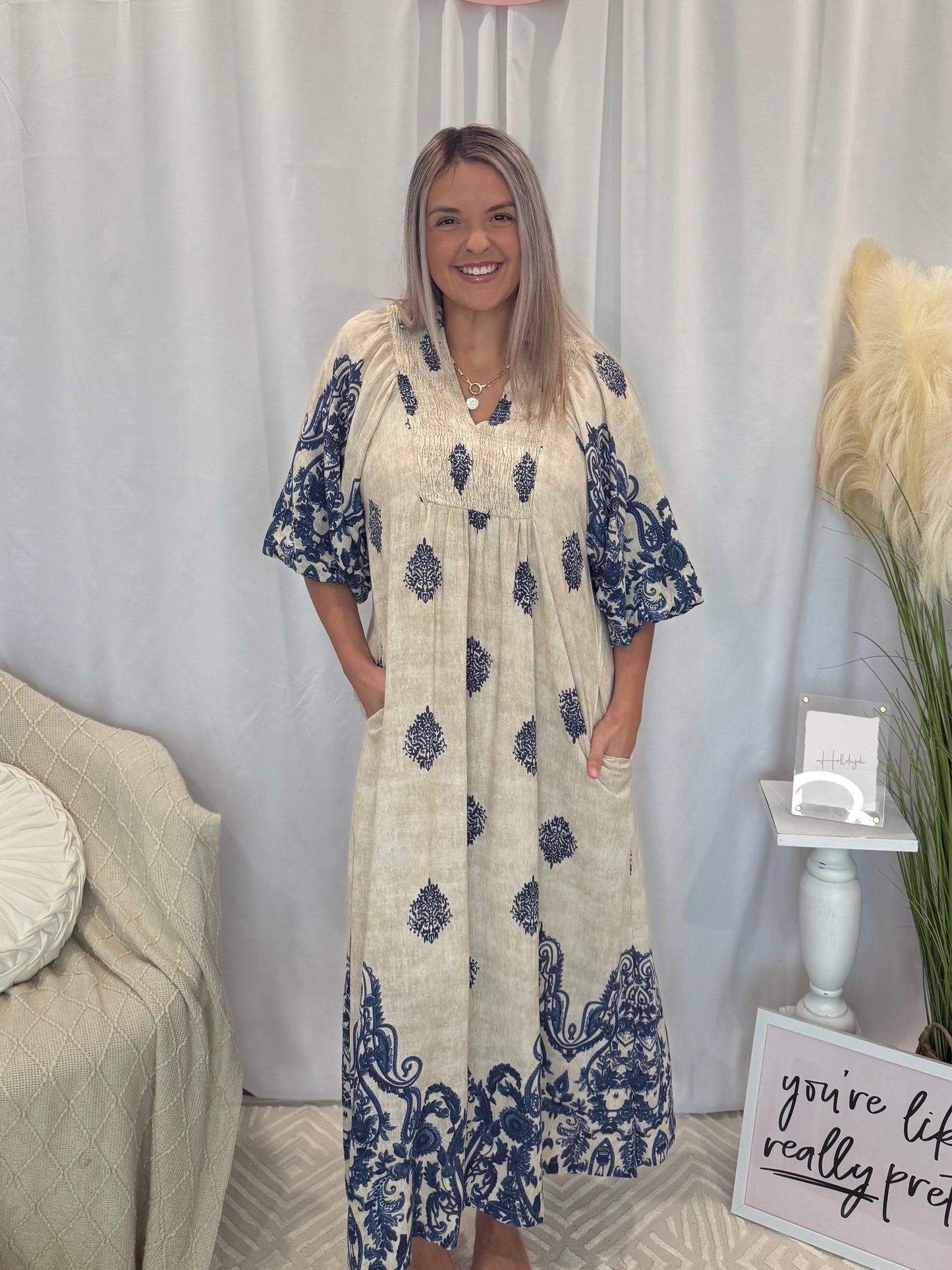 Simple Serenity Dress (Pockets!)