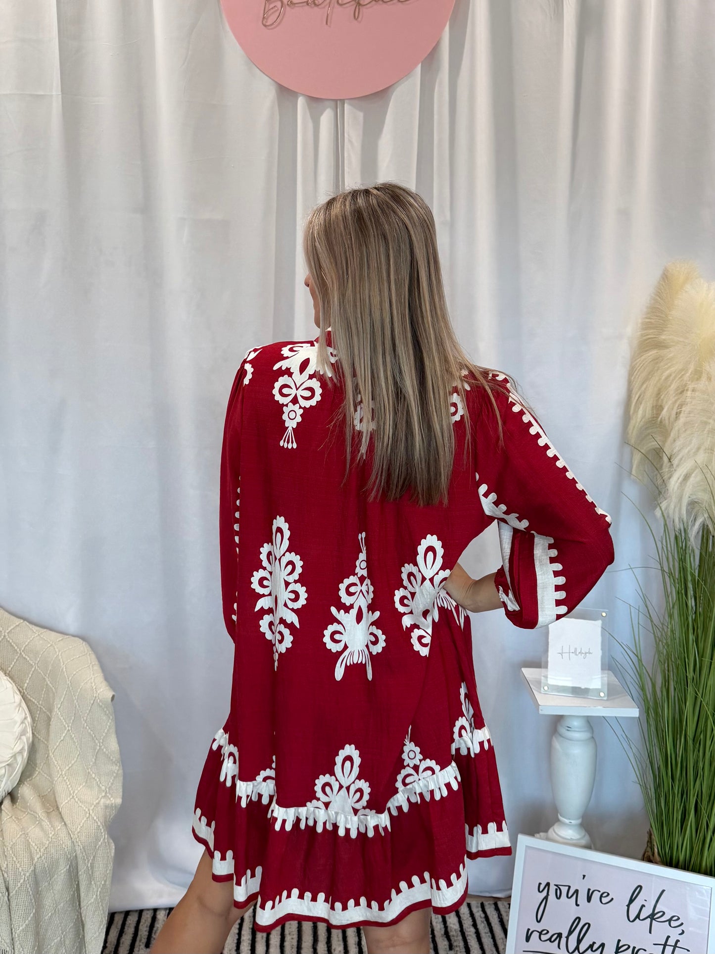 Cranberry Nola Dress