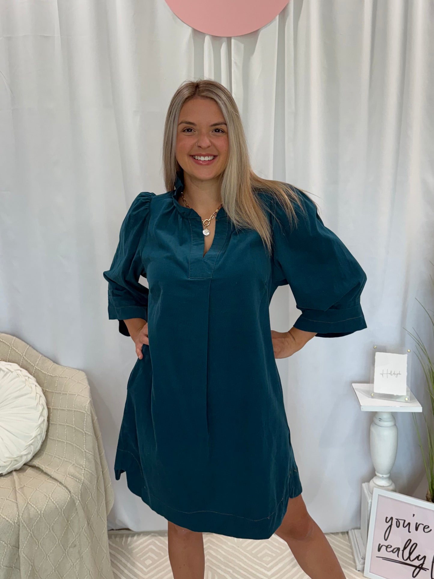 Corduroy Cuteness Dress (Pockets!)