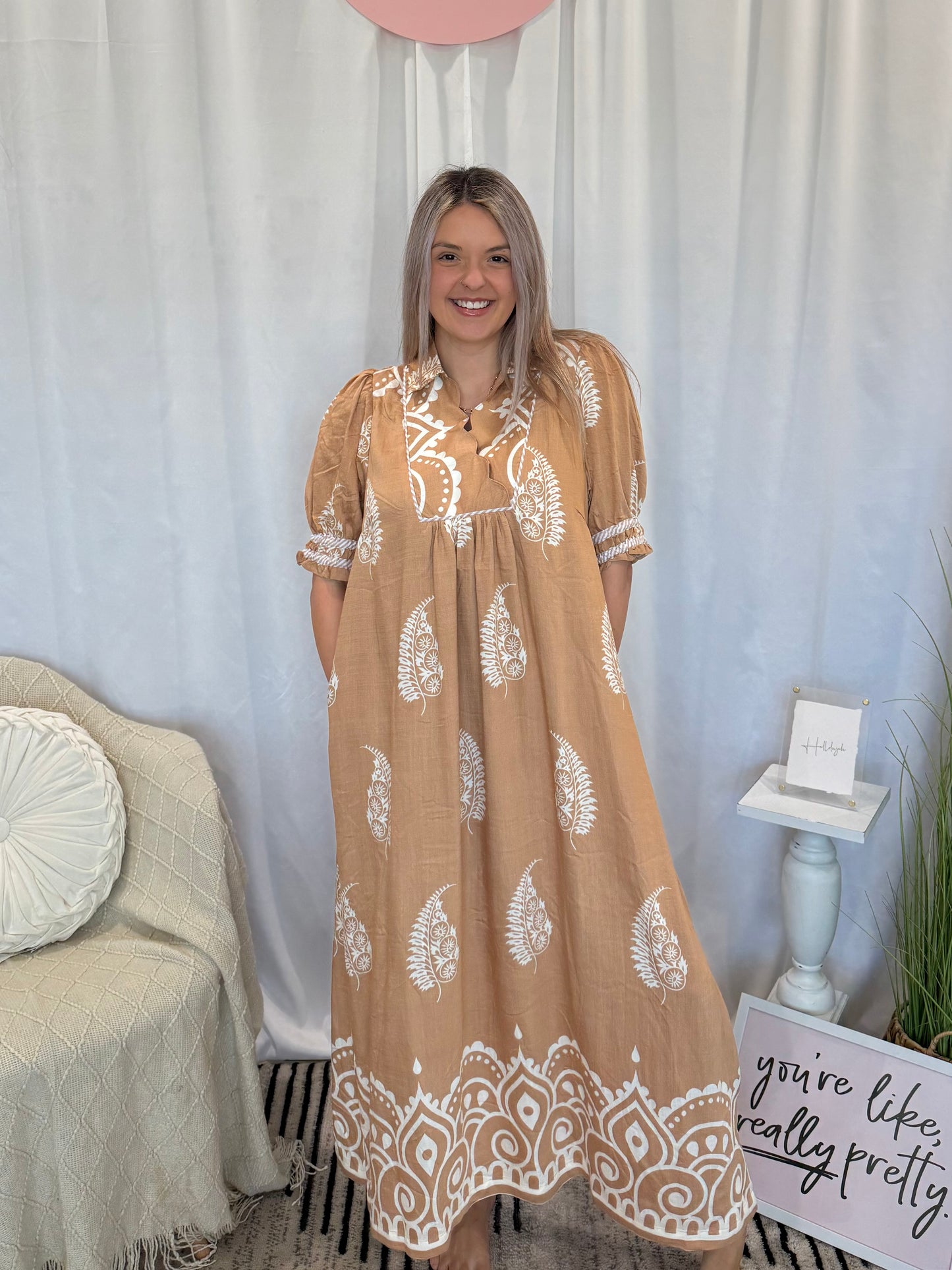 Clay Whipped Dress (Pockets!)