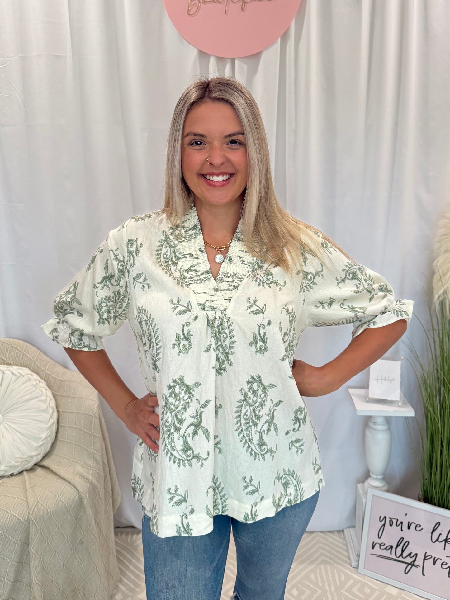 Lush Olive Top