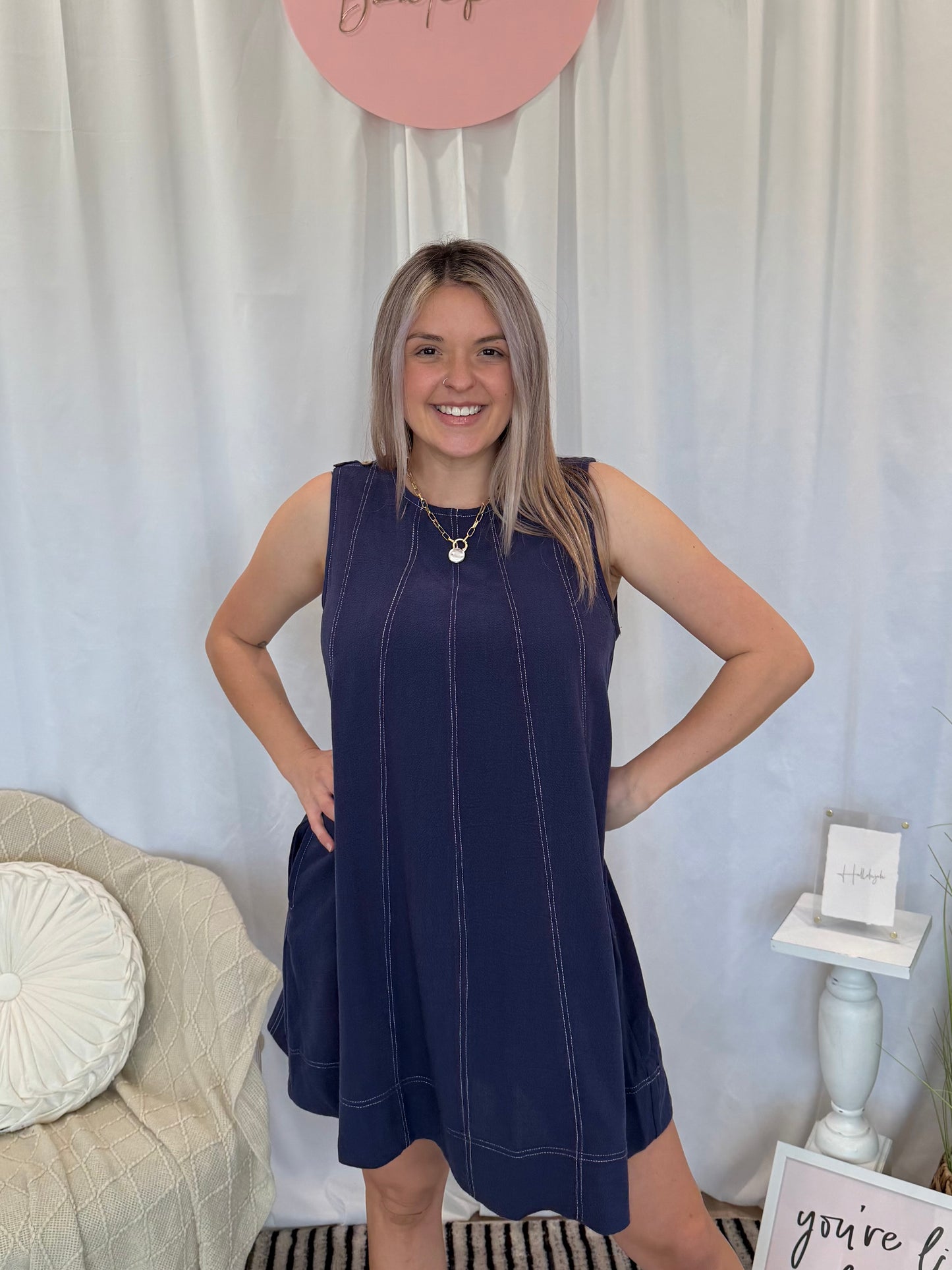 Sapphire Abyss Dress (Pockets!)