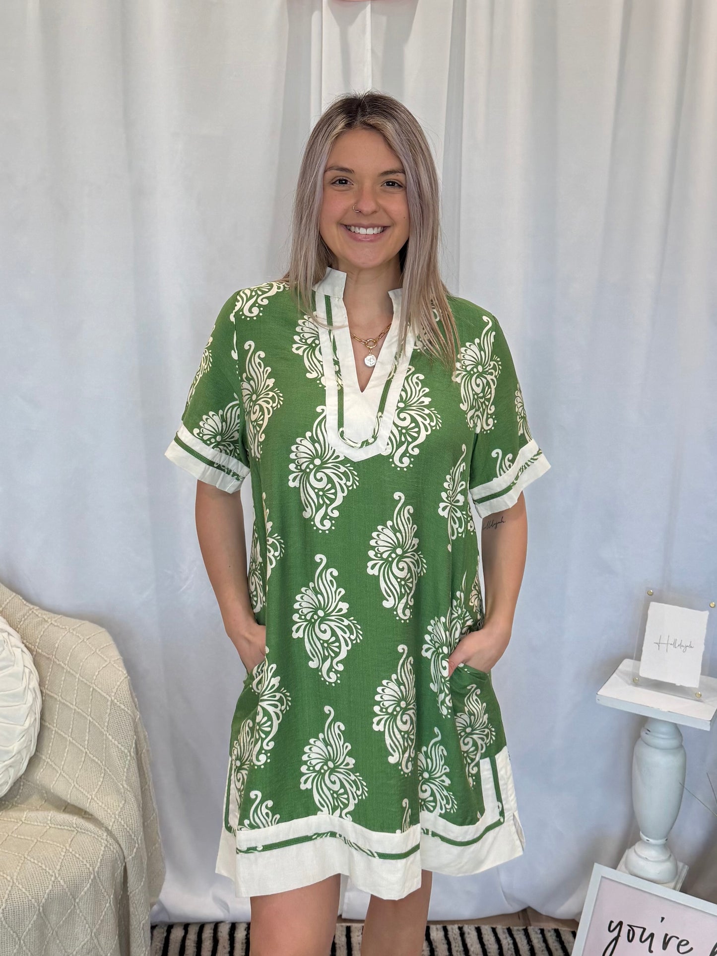 Southern Shore Dress (Pockets!)