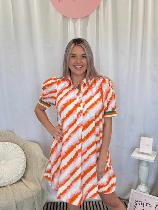 Soft Creamsicle Crush Dress (Pockets!)