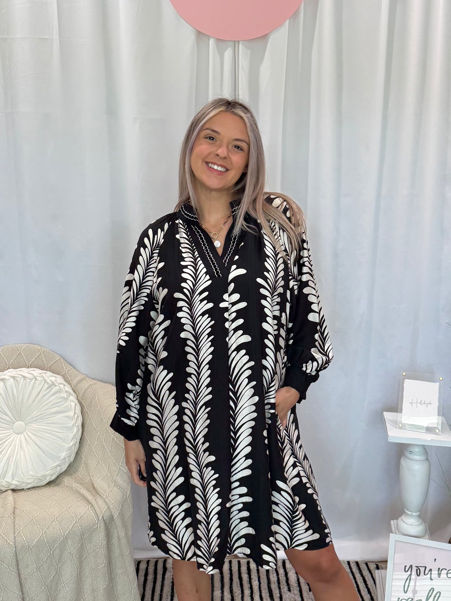 Talk To Me Dress (Pockets!)