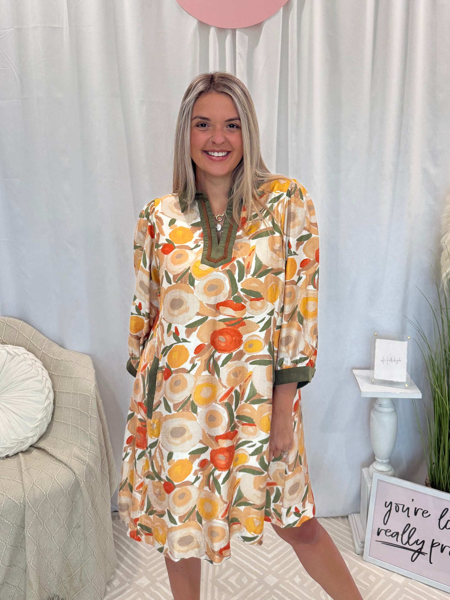 Chestnut Deluxe Dress (Pockets!)