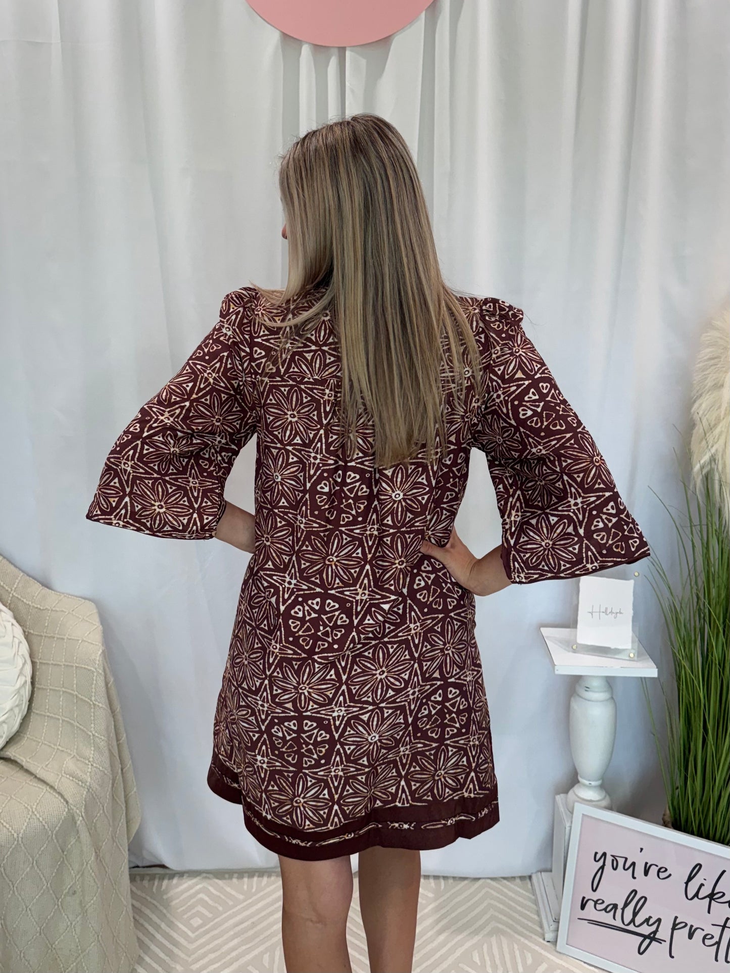 Caramel Macchiato Dress (Pockets!)