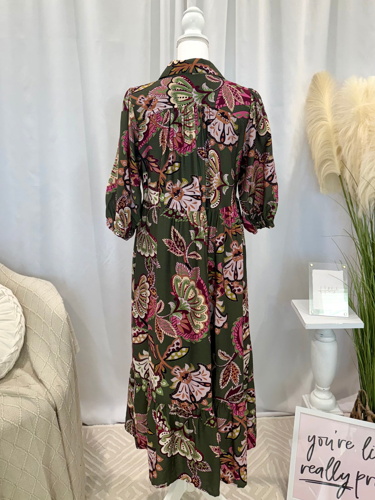 Evergreen Signature Style Midi Dress (Pockets!)