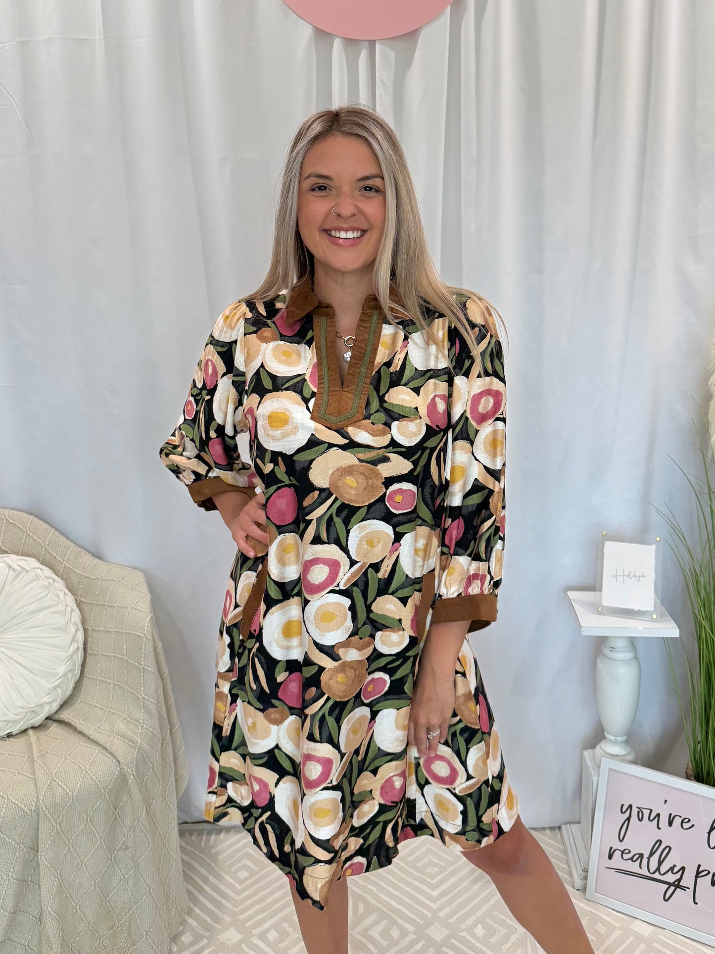 Onyx Deluxe Dress (Pockets!)