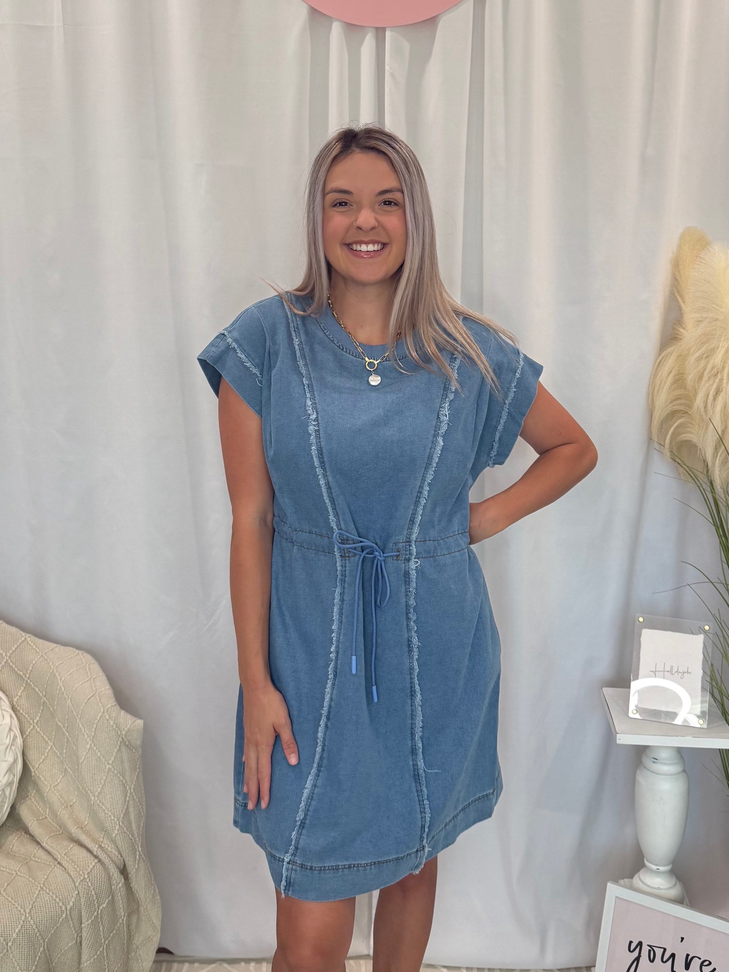 Denim for Days Dress (Pockets!)