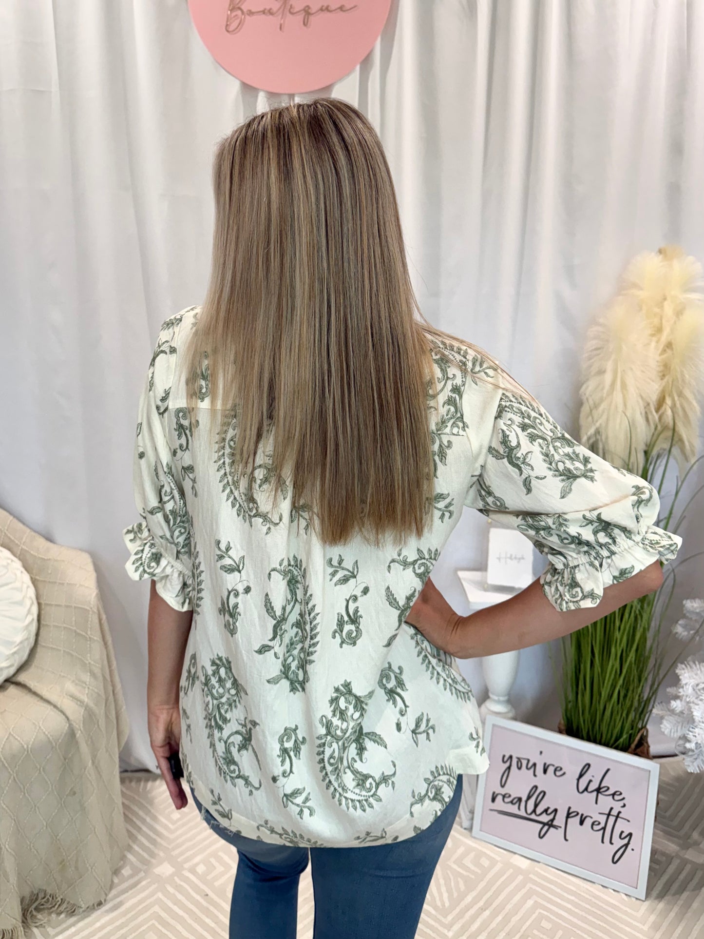 Lush Olive Top