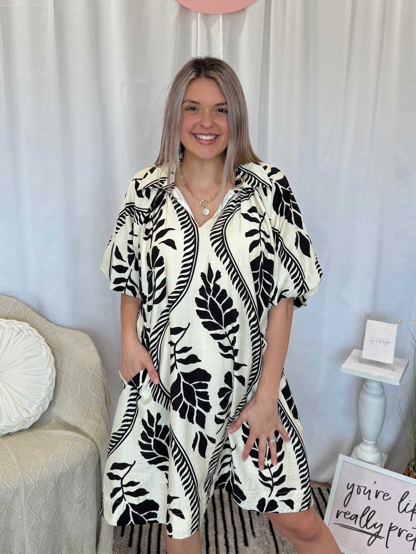 Ebony Forest Dress (Pockets!)