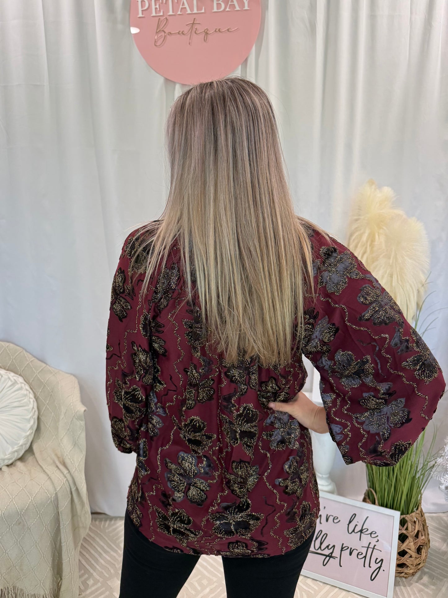 Wine Glow Top