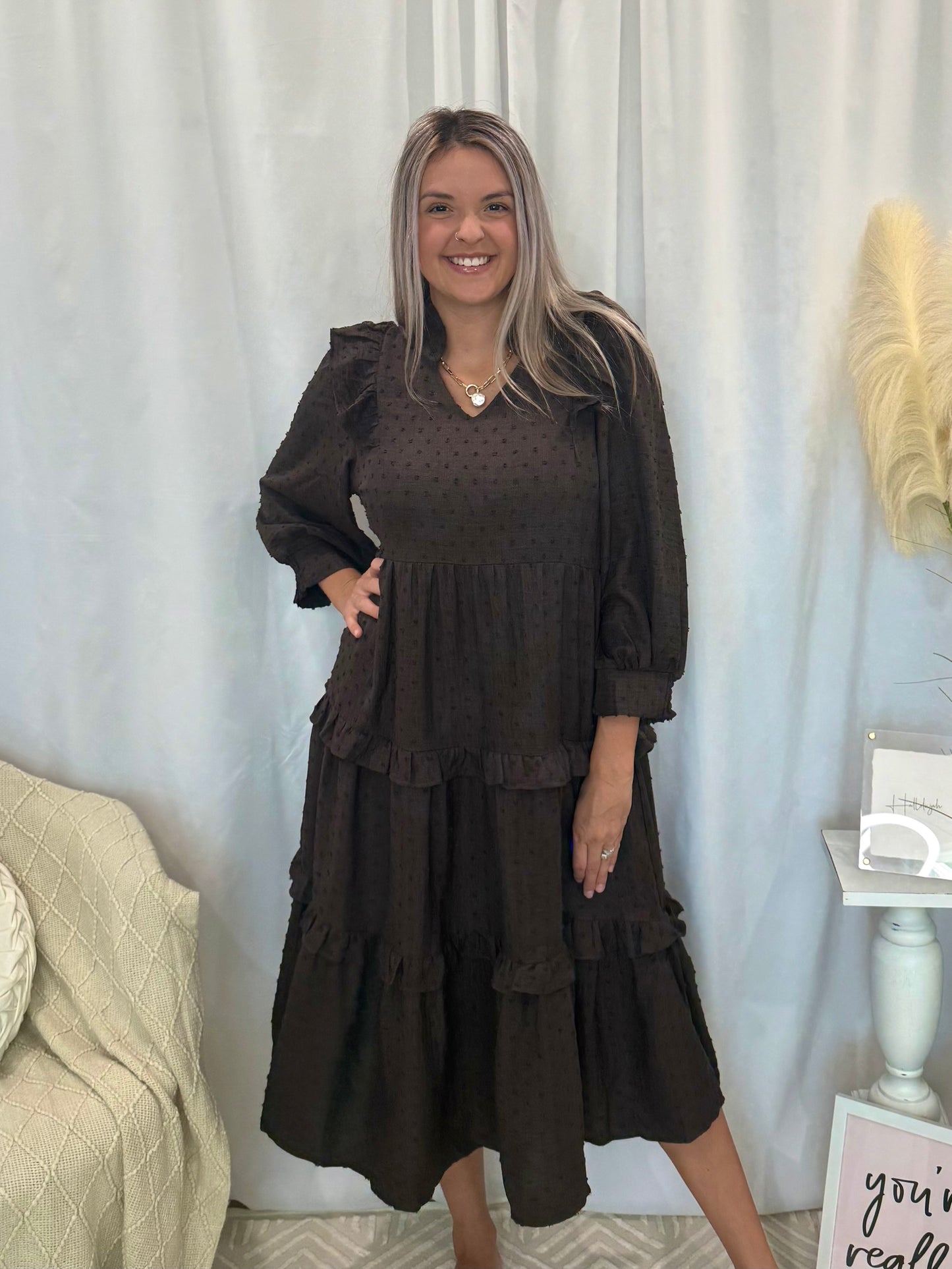 Whipped Walnut Dress (Pockets!)