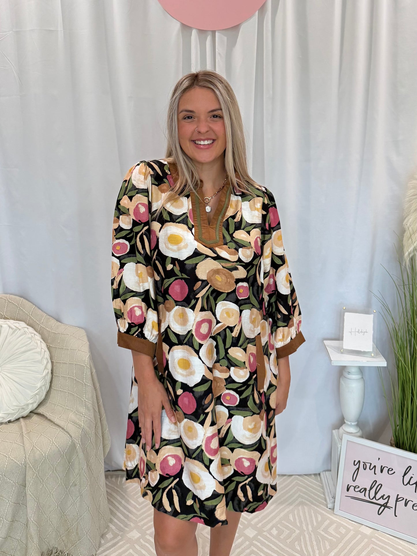 Onyx Deluxe Dress (Pockets!)