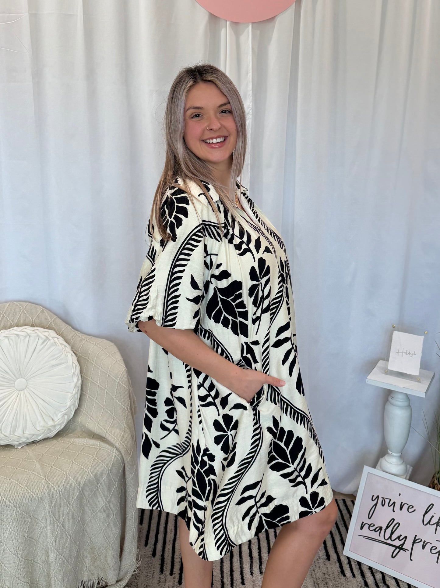 Ebony Forest Dress (Pockets!)