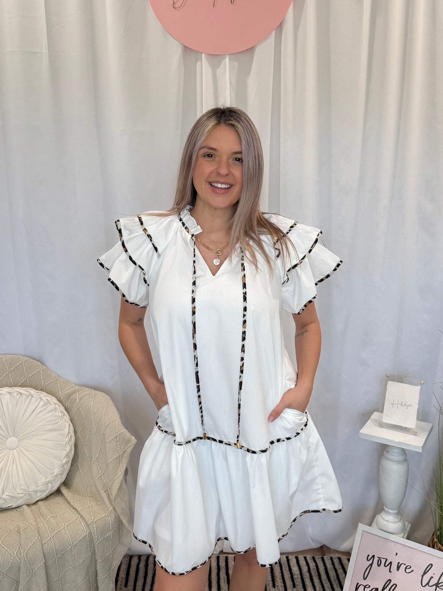 Feminine Flair Dress (Pockets!)